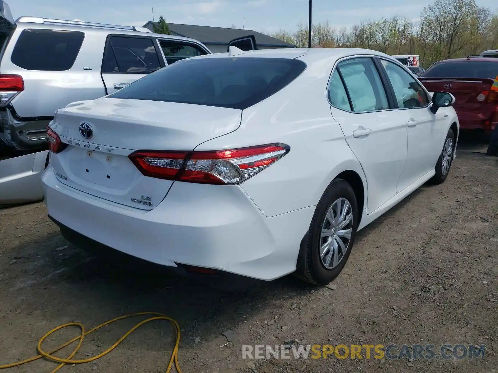 4 Photograph of a damaged car 4T1C31AK2LU544843 TOYOTA CAMRY 2020