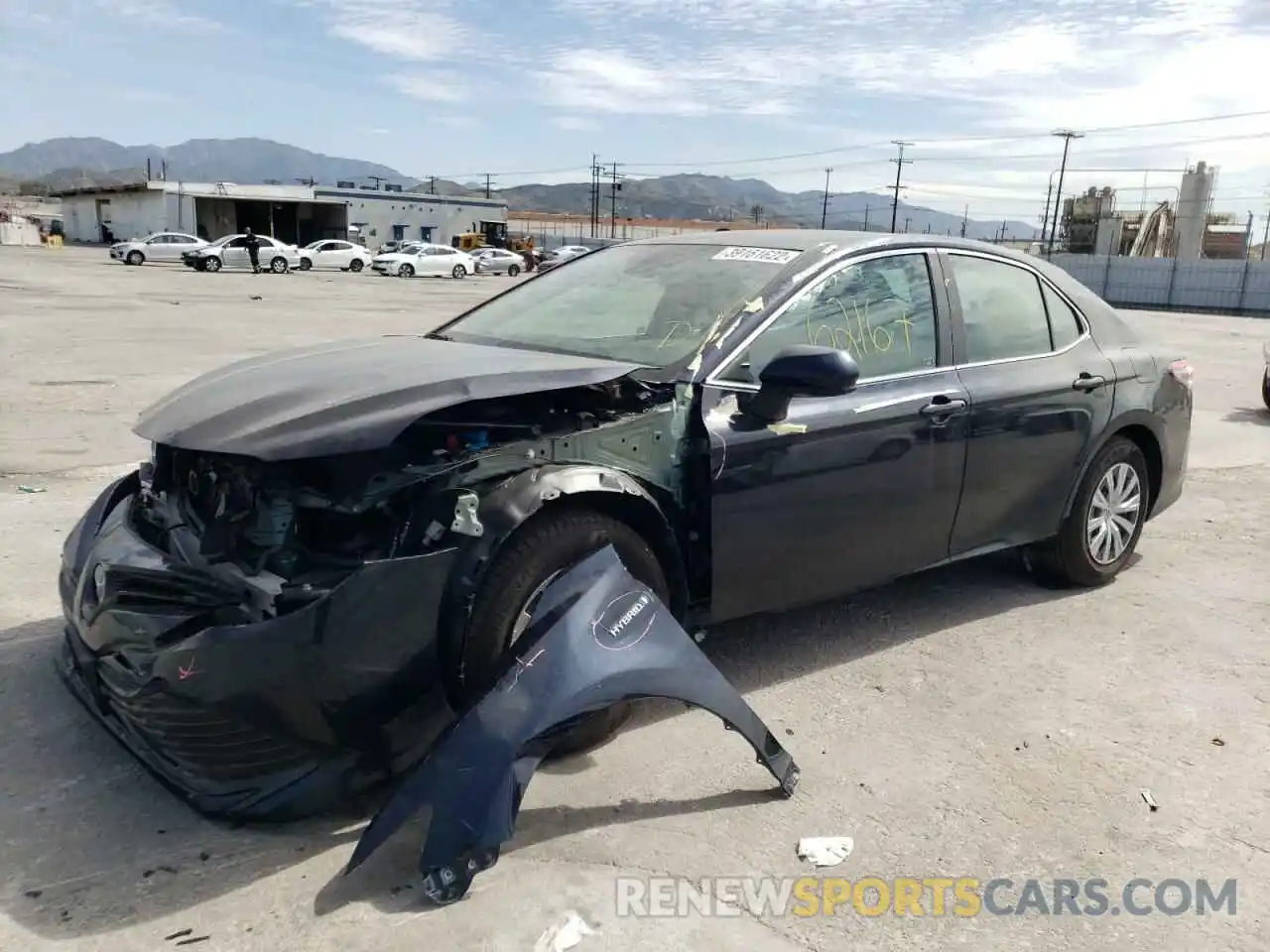 2 Photograph of a damaged car 4T1C31AK3LU015921 TOYOTA CAMRY 2020