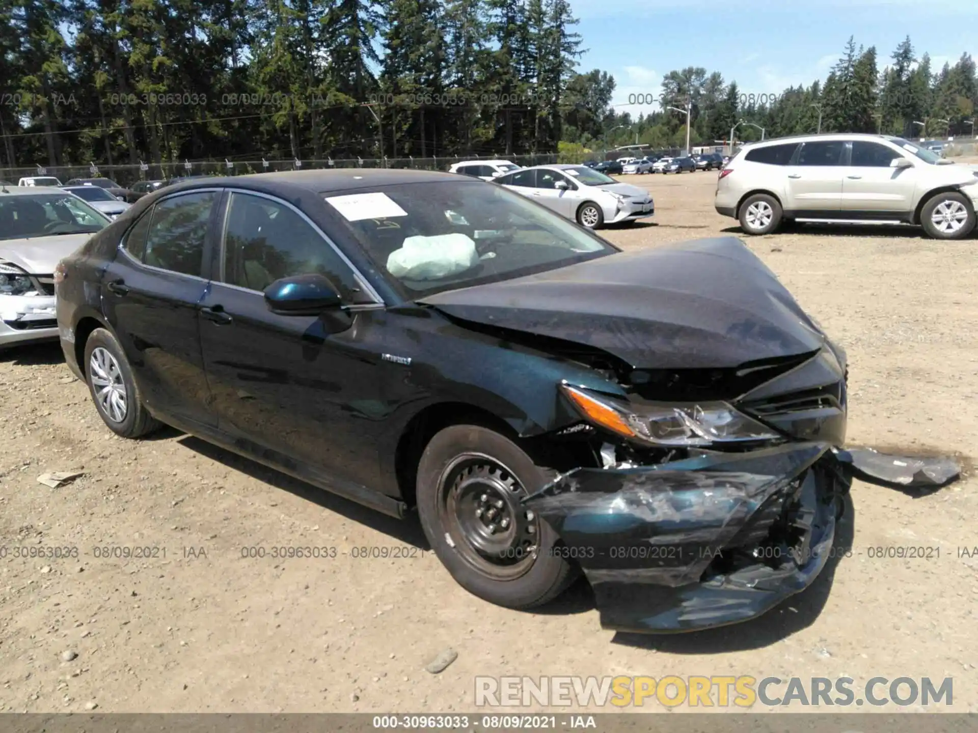 1 Photograph of a damaged car 4T1C31AK3LU019791 TOYOTA CAMRY 2020