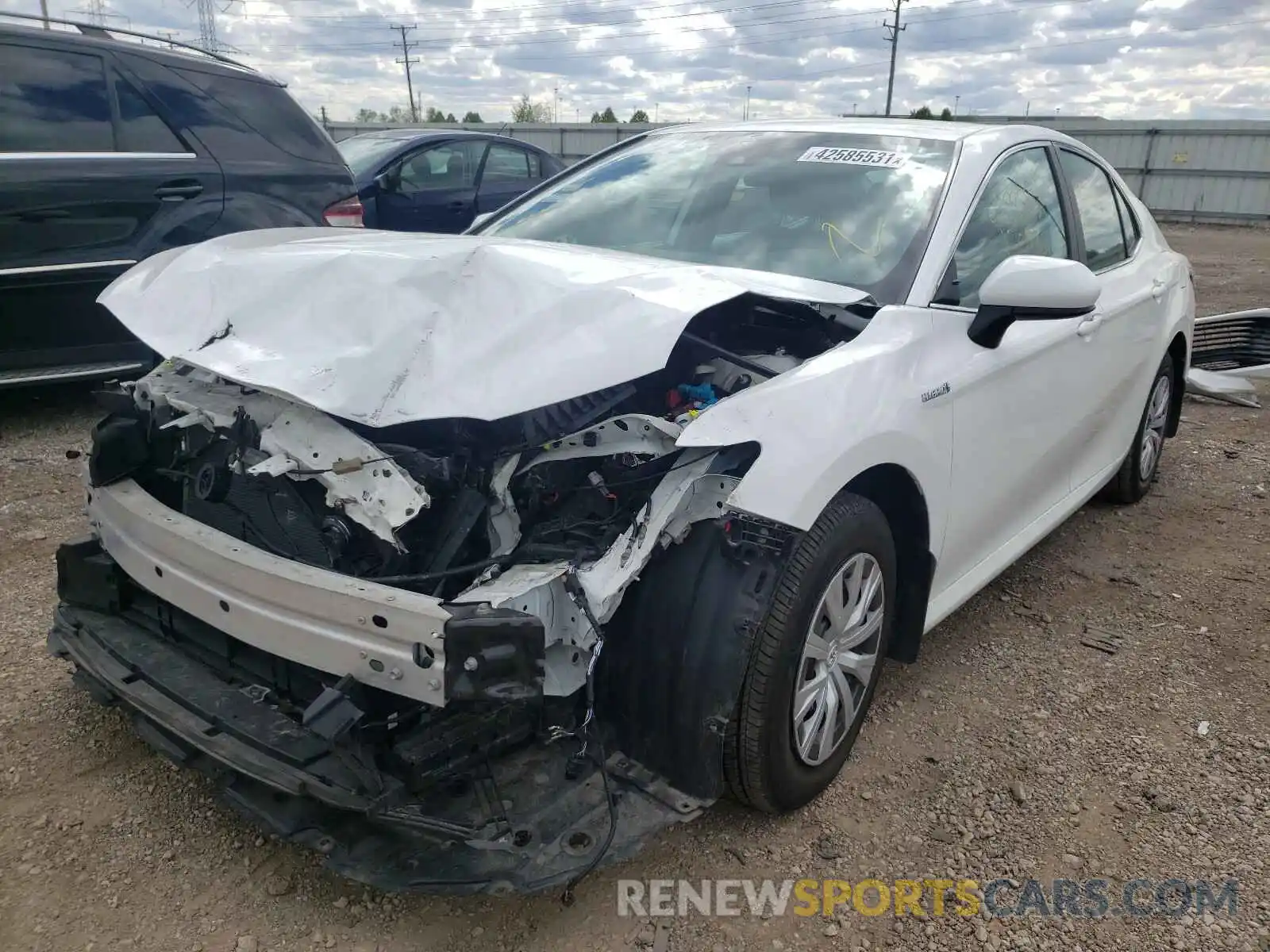 2 Photograph of a damaged car 4T1C31AK3LU522740 TOYOTA CAMRY 2020