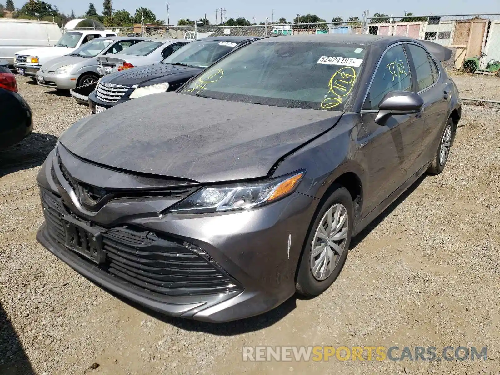 2 Photograph of a damaged car 4T1C31AK3LU522981 TOYOTA CAMRY 2020