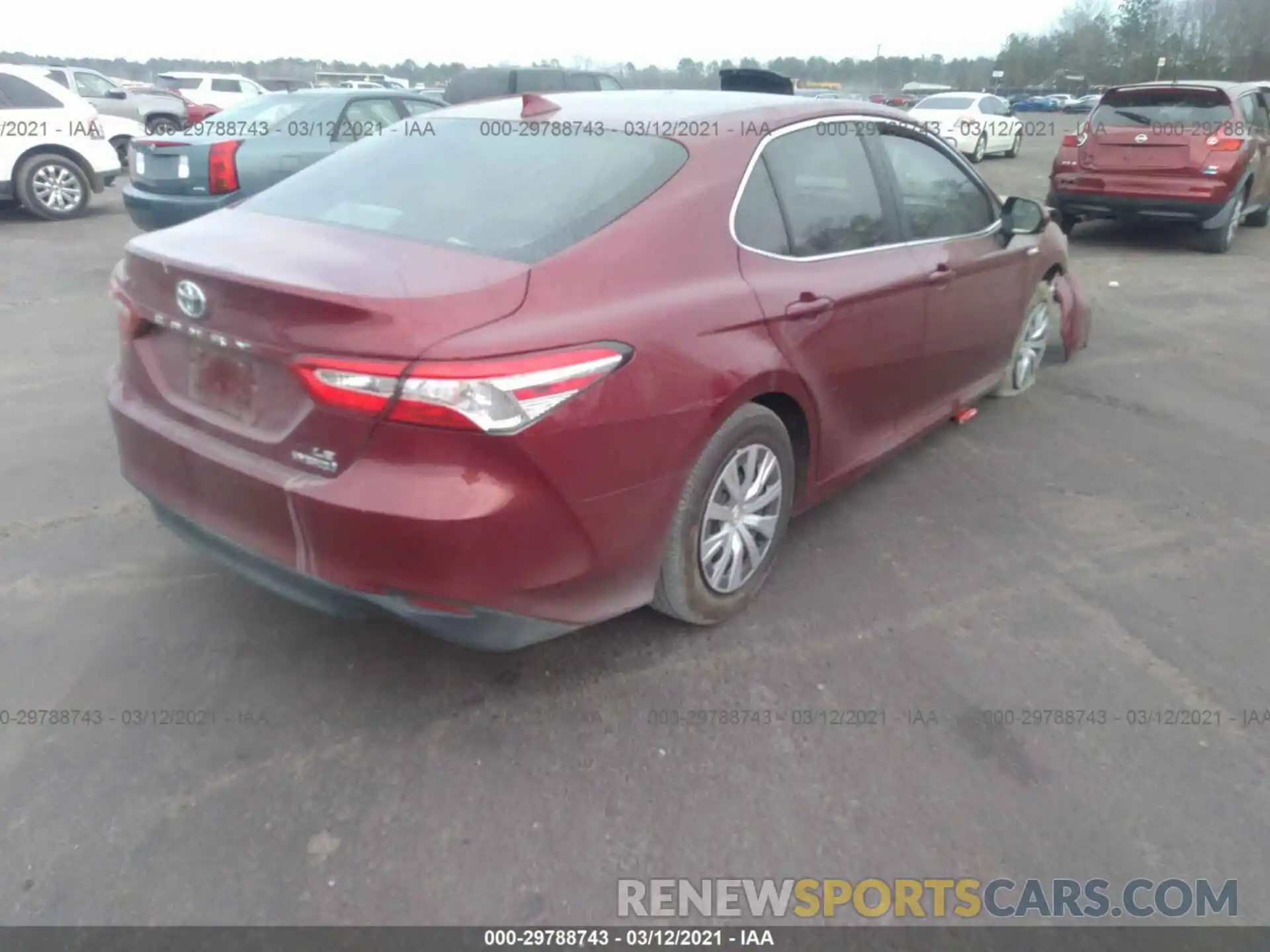 4 Photograph of a damaged car 4T1C31AK3LU525699 TOYOTA CAMRY 2020