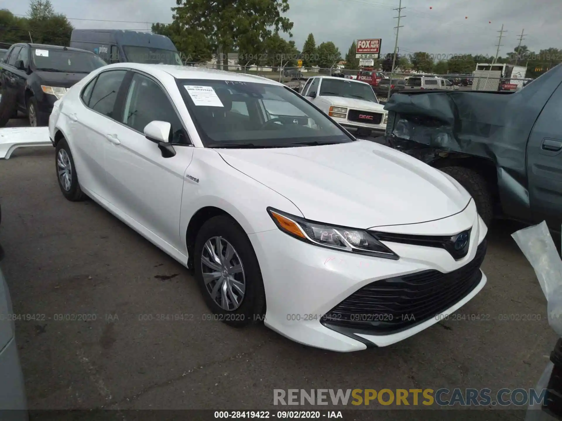 1 Photograph of a damaged car 4T1C31AK3LU525783 TOYOTA CAMRY 2020