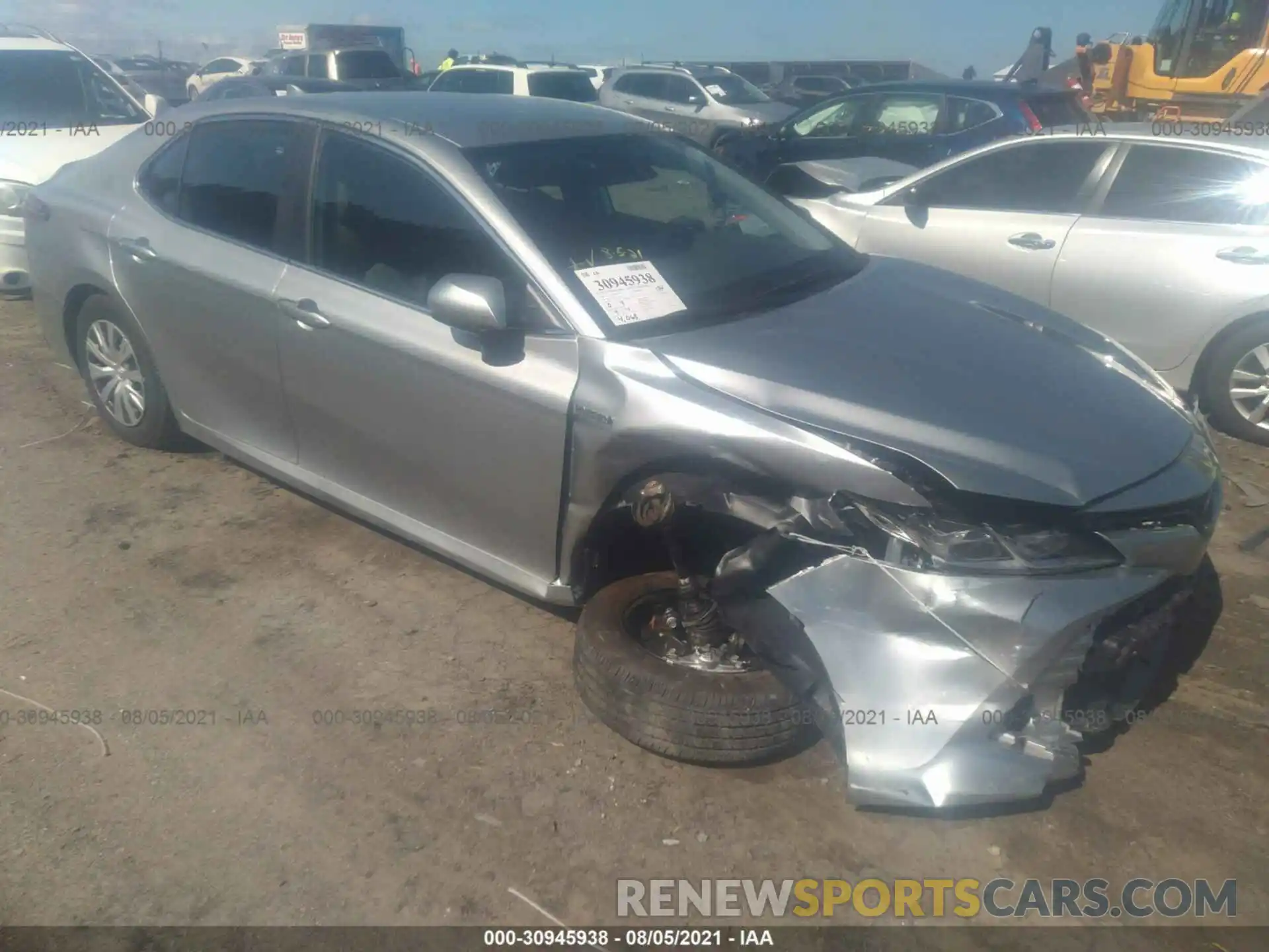 1 Photograph of a damaged car 4T1C31AK3LU527386 TOYOTA CAMRY 2020