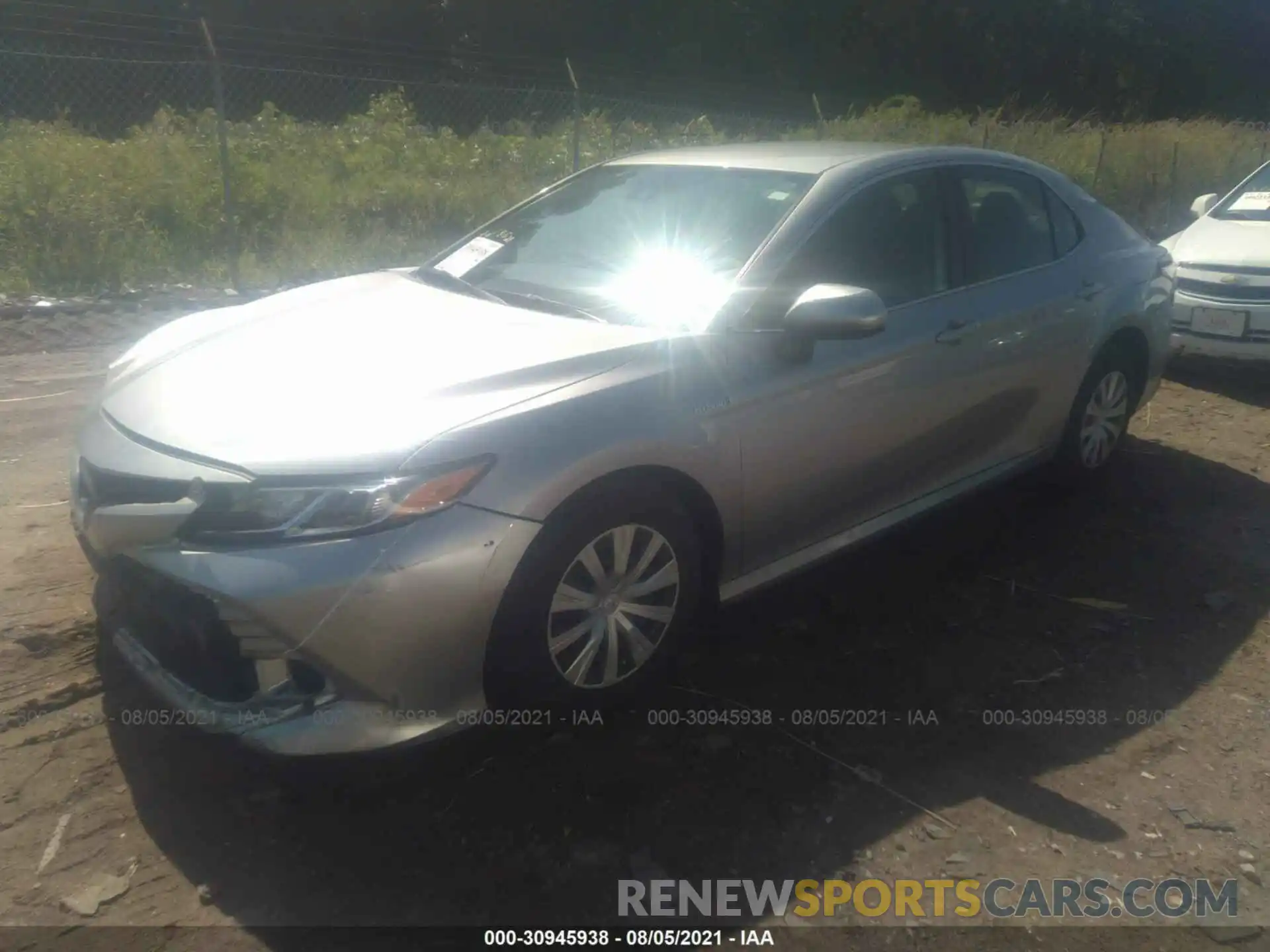 2 Photograph of a damaged car 4T1C31AK3LU527386 TOYOTA CAMRY 2020