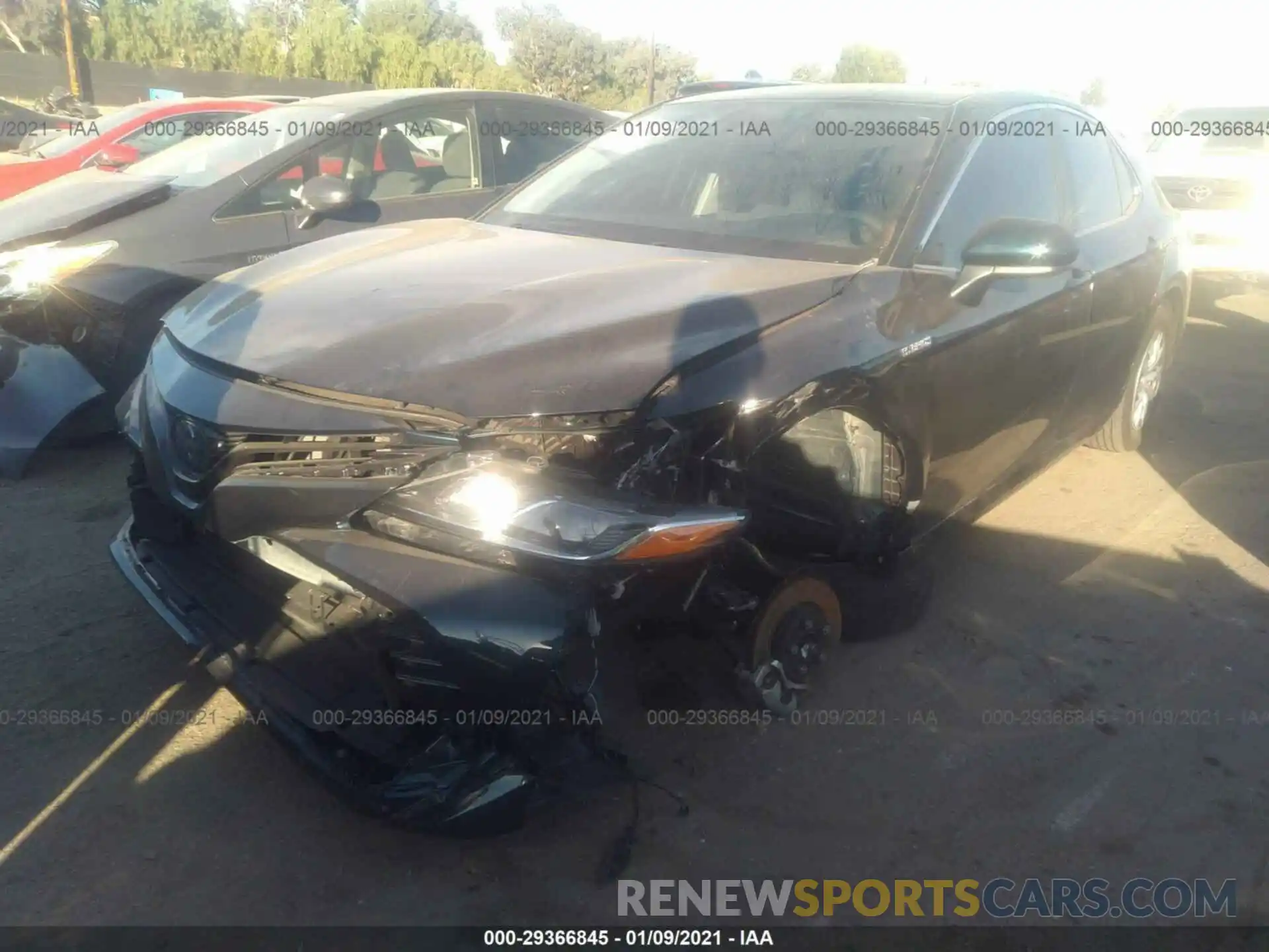 2 Photograph of a damaged car 4T1C31AK3LU527713 TOYOTA CAMRY 2020