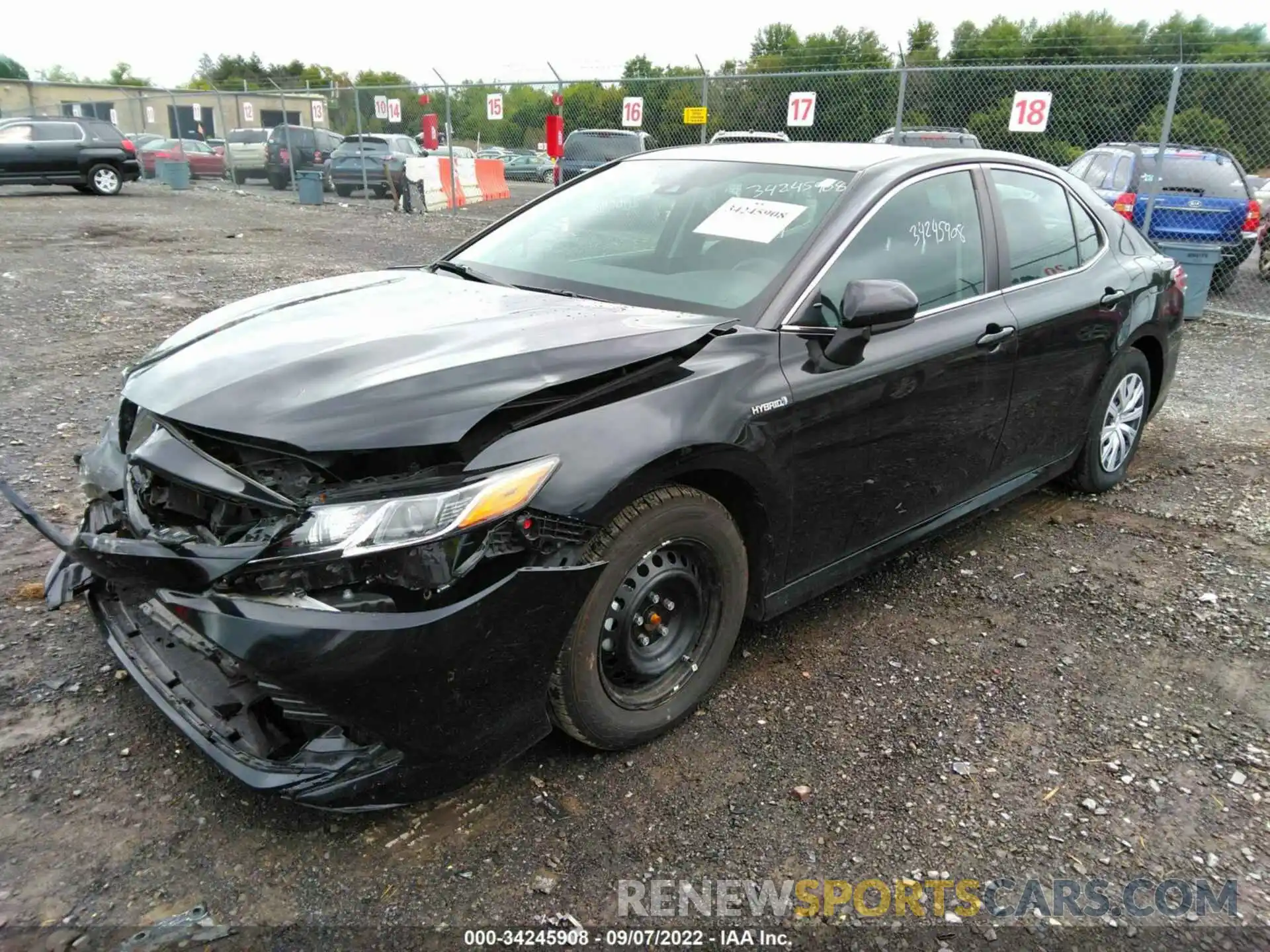 2 Photograph of a damaged car 4T1C31AK3LU537478 TOYOTA CAMRY 2020