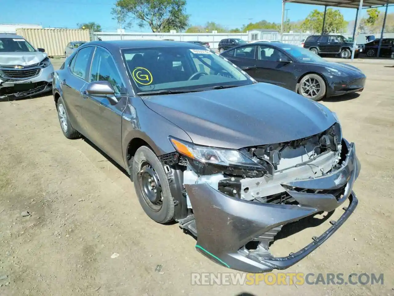 1 Photograph of a damaged car 4T1C31AK3LU542728 TOYOTA CAMRY 2020