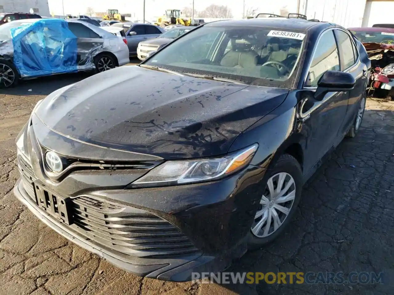 2 Photograph of a damaged car 4T1C31AK4LU013515 TOYOTA CAMRY 2020