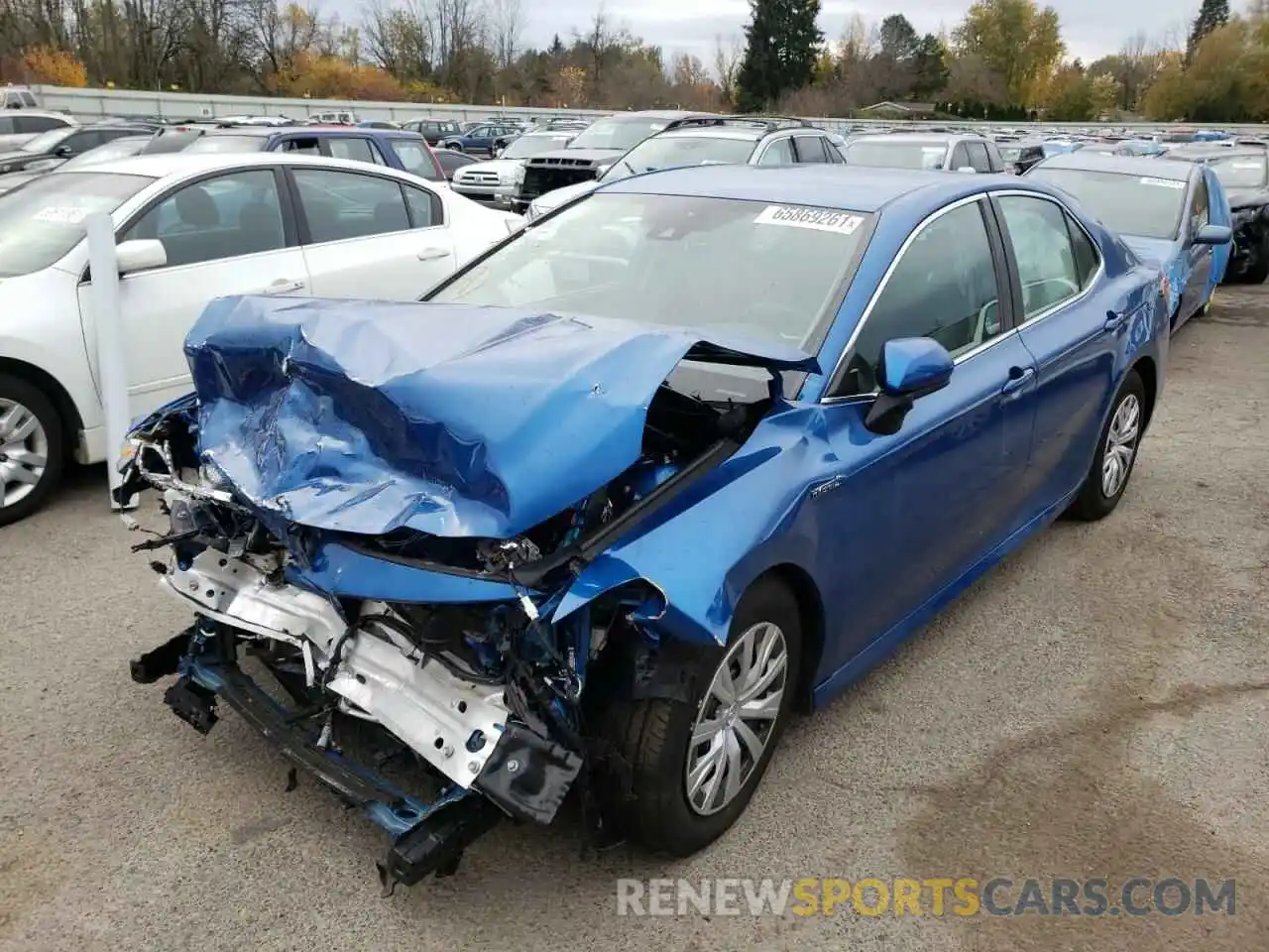 2 Photograph of a damaged car 4T1C31AK4LU015412 TOYOTA CAMRY 2020