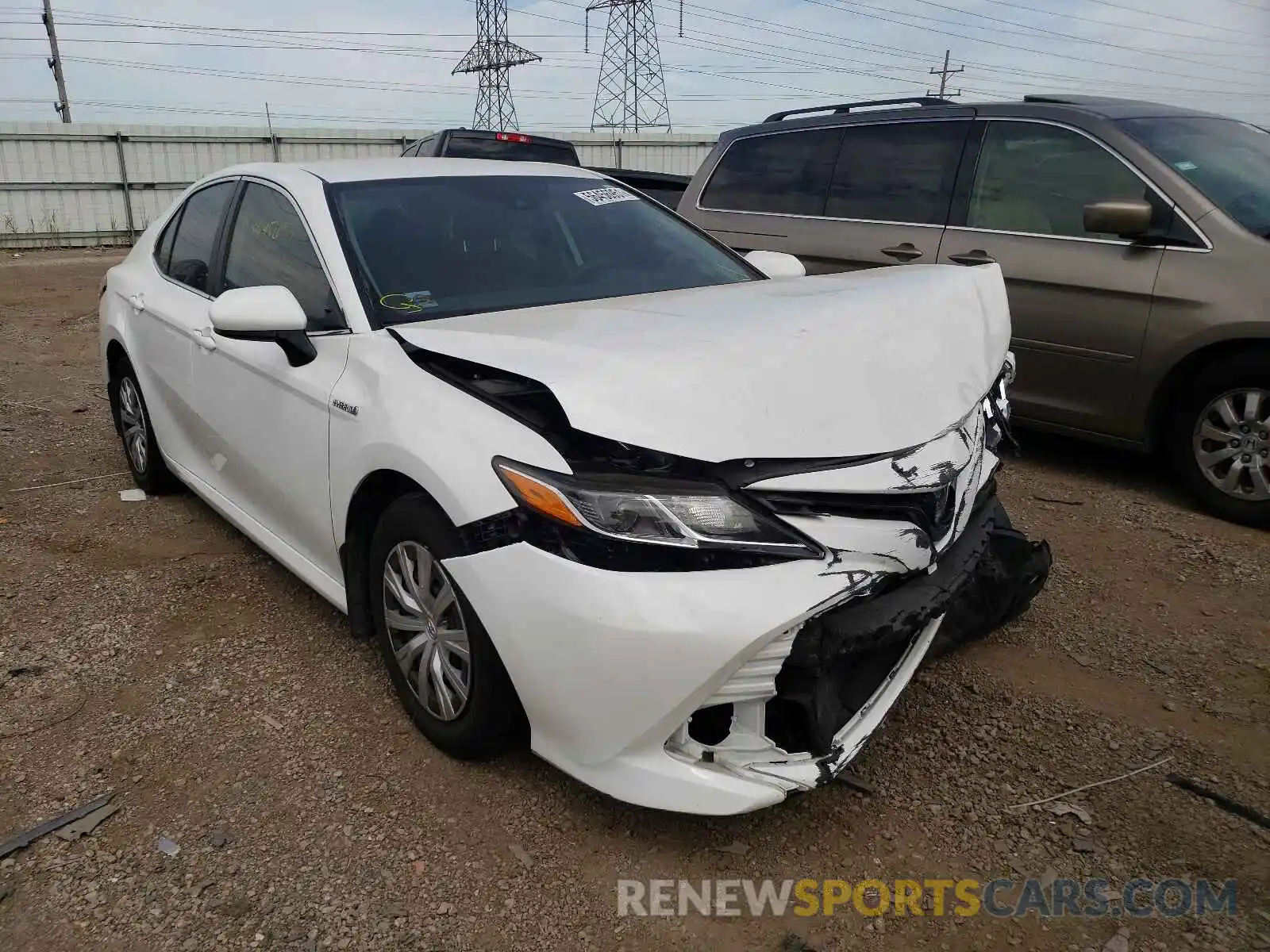 1 Photograph of a damaged car 4T1C31AK4LU520009 TOYOTA CAMRY 2020