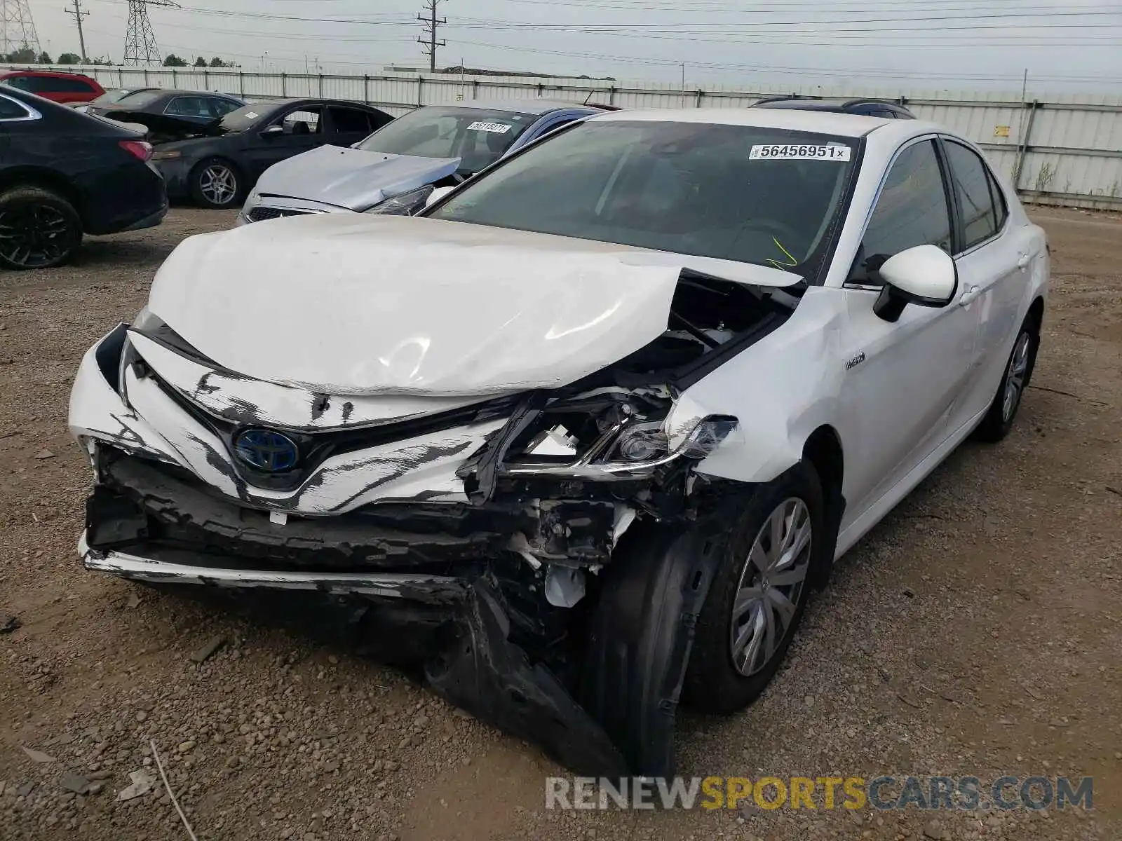 2 Photograph of a damaged car 4T1C31AK4LU520009 TOYOTA CAMRY 2020