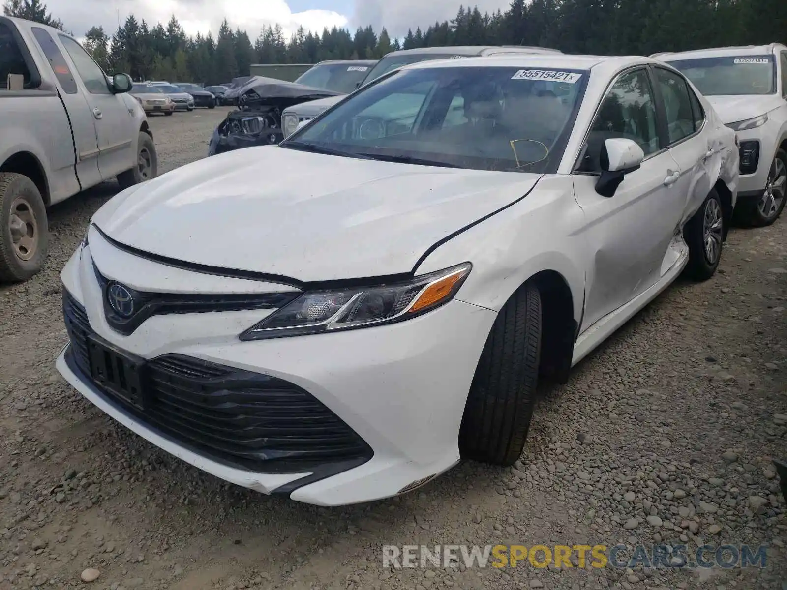 2 Photograph of a damaged car 4T1C31AK4LU527848 TOYOTA CAMRY 2020