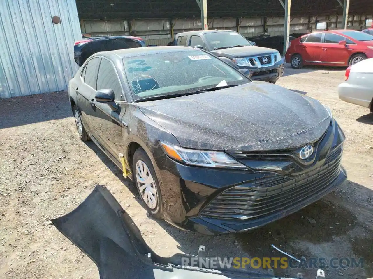 1 Photograph of a damaged car 4T1C31AK4LU534993 TOYOTA CAMRY 2020