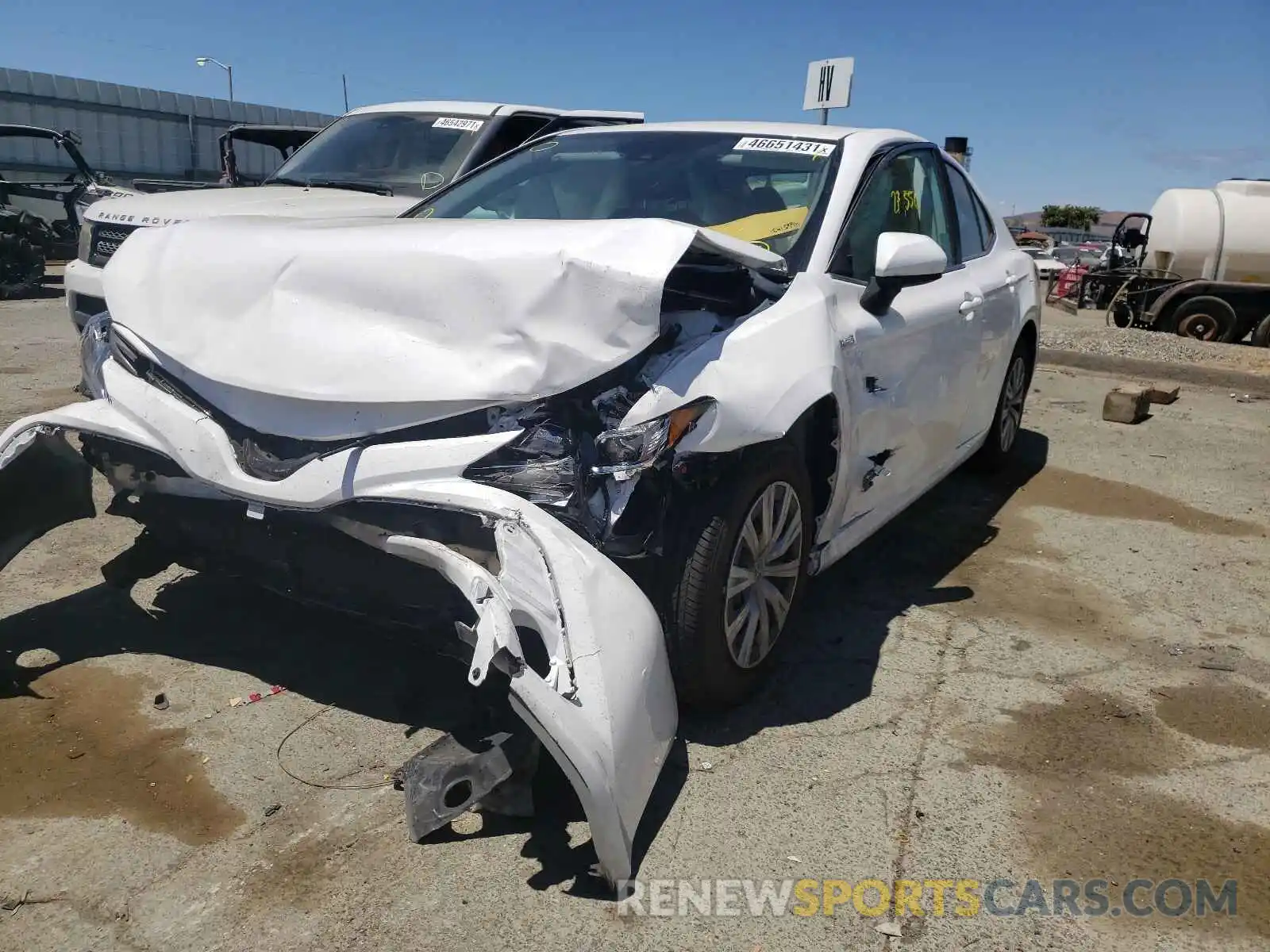 2 Photograph of a damaged car 4T1C31AK4LU538350 TOYOTA CAMRY 2020