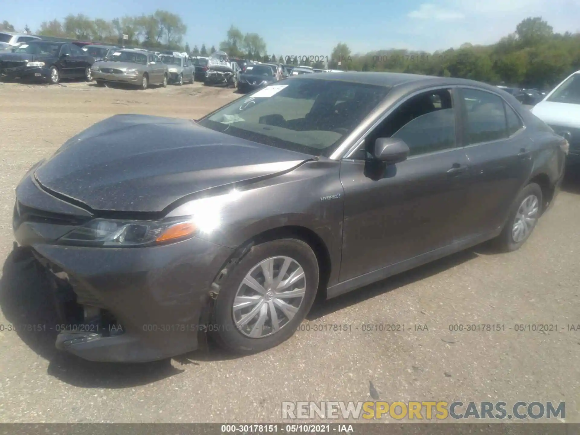 2 Photograph of a damaged car 4T1C31AK4LU544049 TOYOTA CAMRY 2020