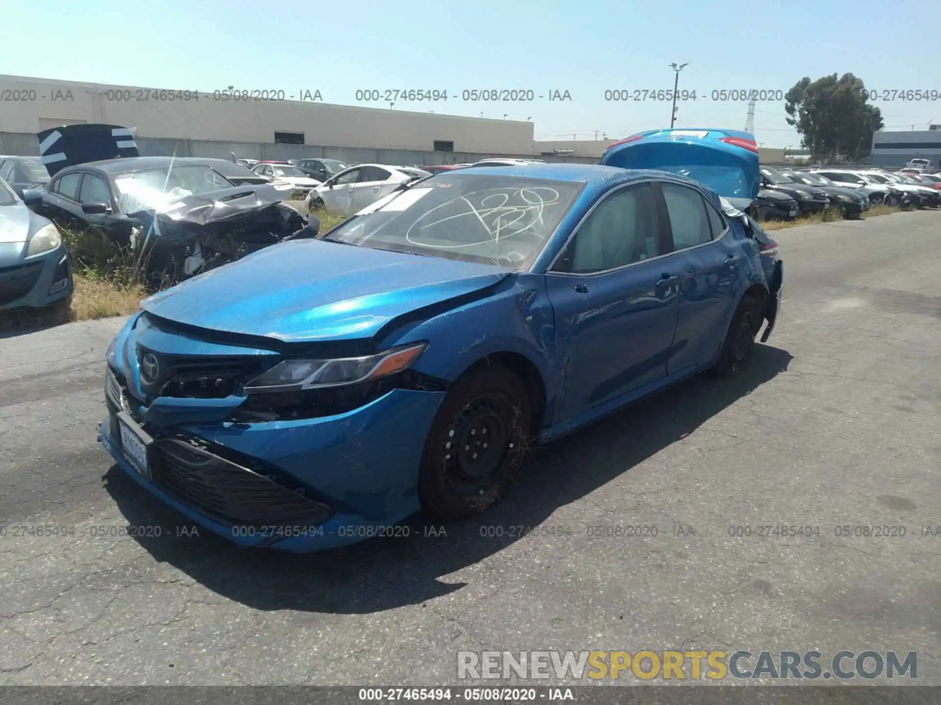 2 Photograph of a damaged car 4T1C31AK5LU012311 TOYOTA CAMRY 2020