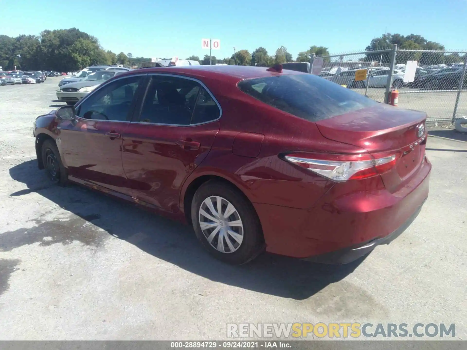 3 Photograph of a damaged car 4T1C31AK5LU521993 TOYOTA CAMRY 2020