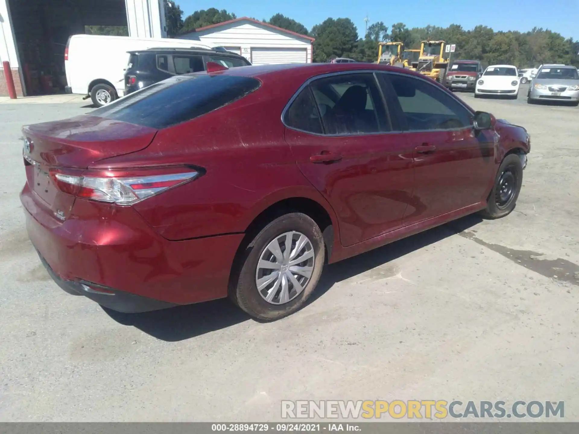 4 Photograph of a damaged car 4T1C31AK5LU521993 TOYOTA CAMRY 2020