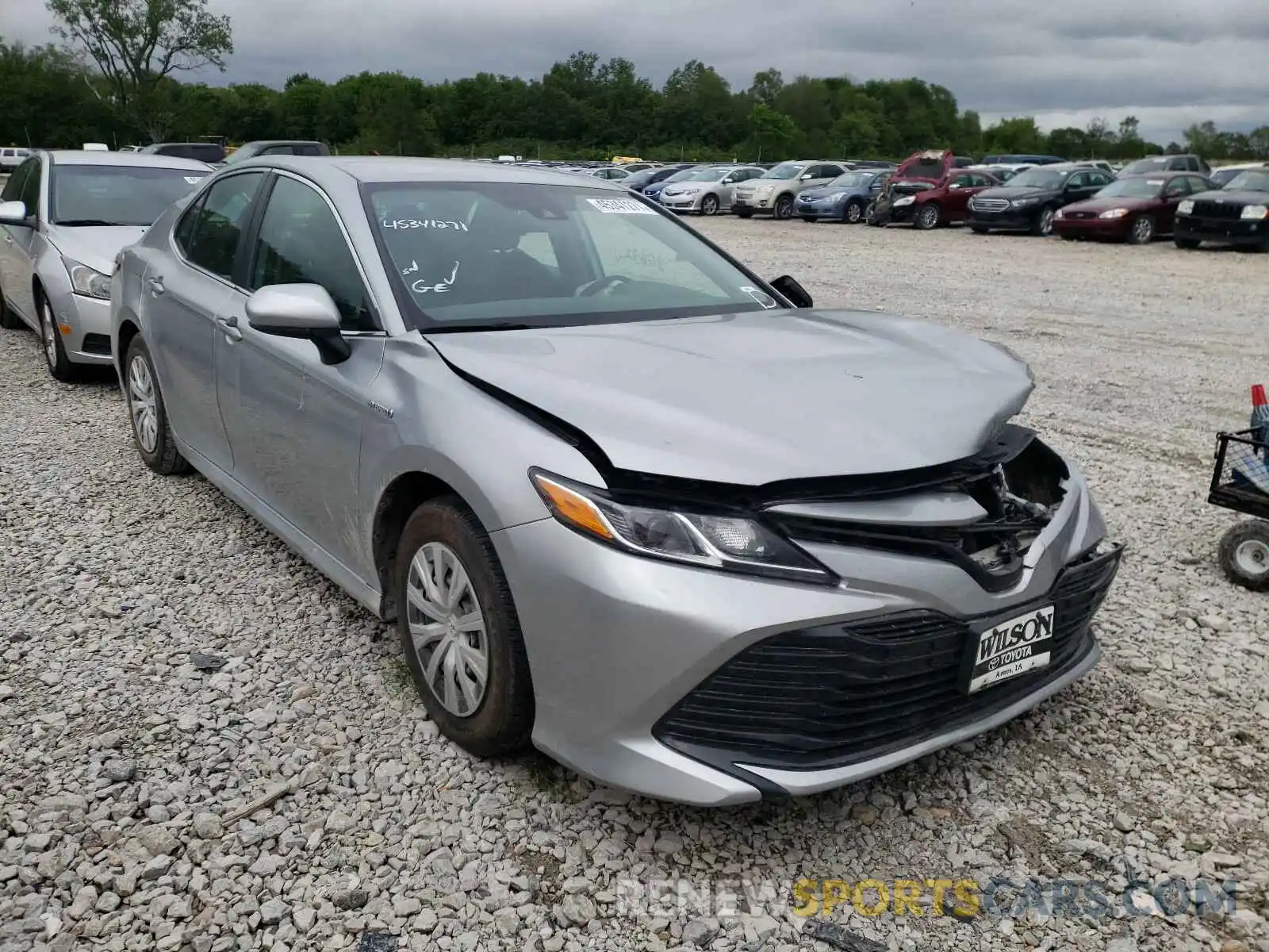 1 Photograph of a damaged car 4T1C31AK5LU523601 TOYOTA CAMRY 2020