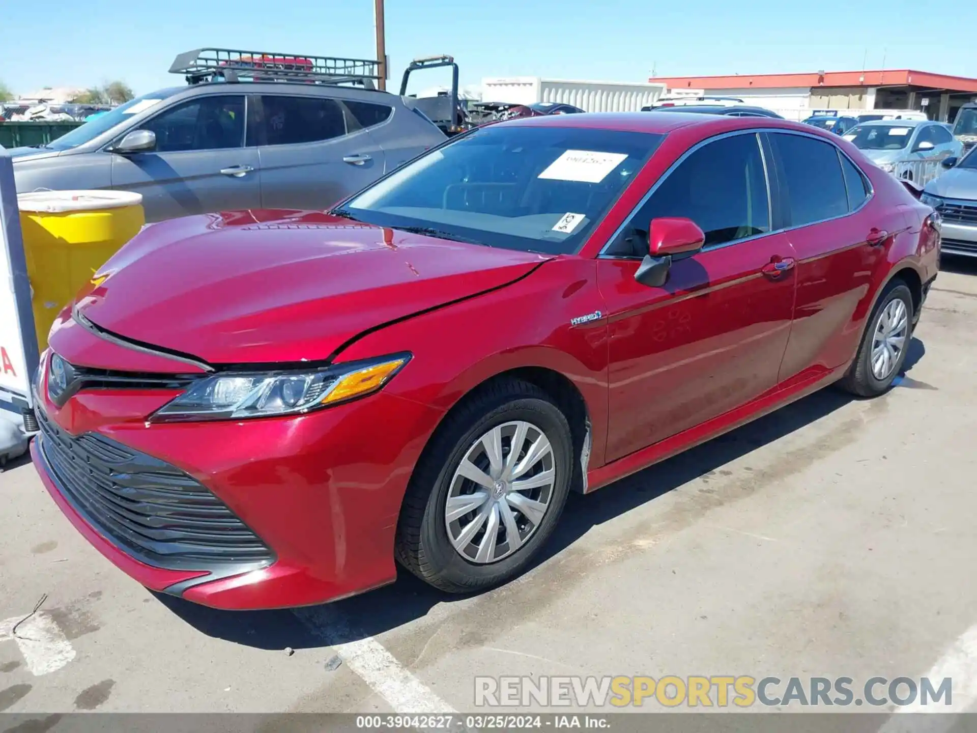 2 Photograph of a damaged car 4T1C31AK5LU524344 TOYOTA CAMRY 2020