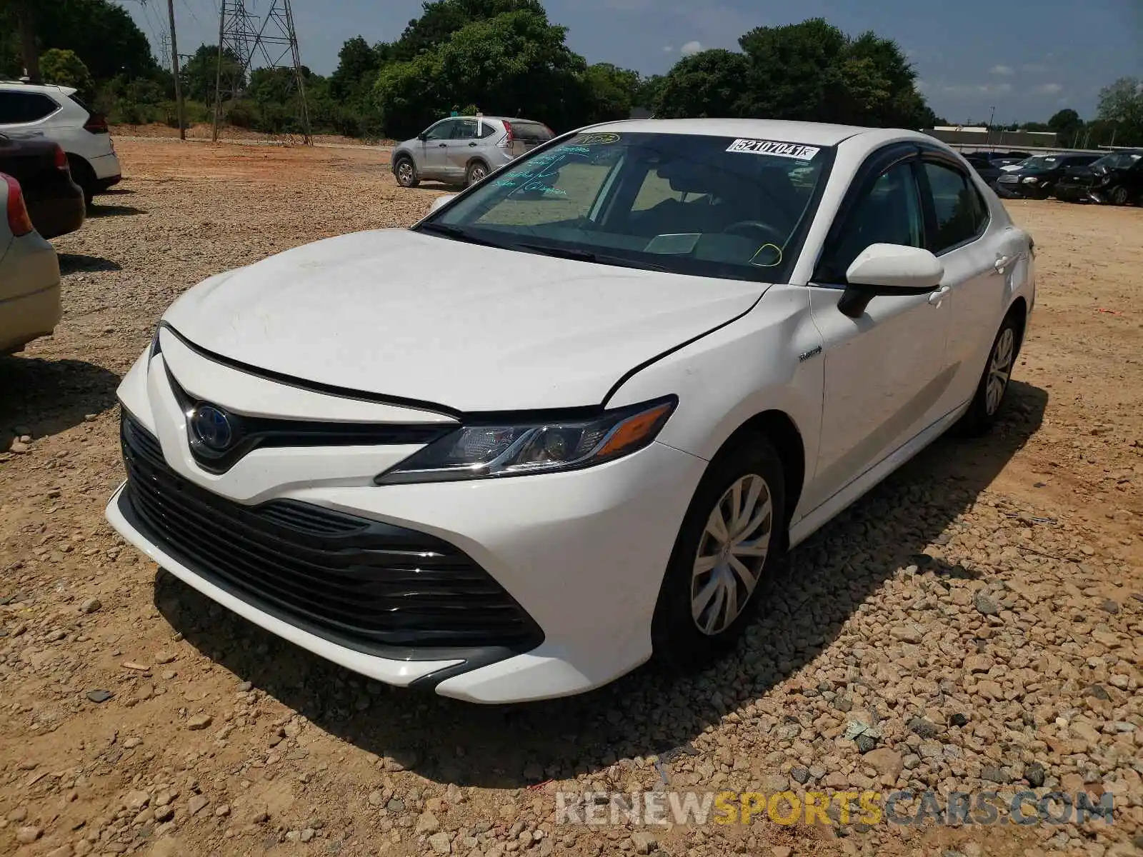 2 Photograph of a damaged car 4T1C31AK5LU526286 TOYOTA CAMRY 2020