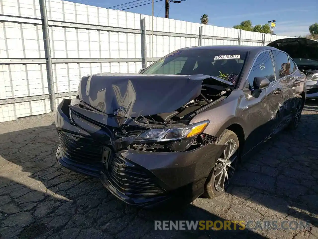 2 Photograph of a damaged car 4T1C31AK5LU530743 TOYOTA CAMRY 2020