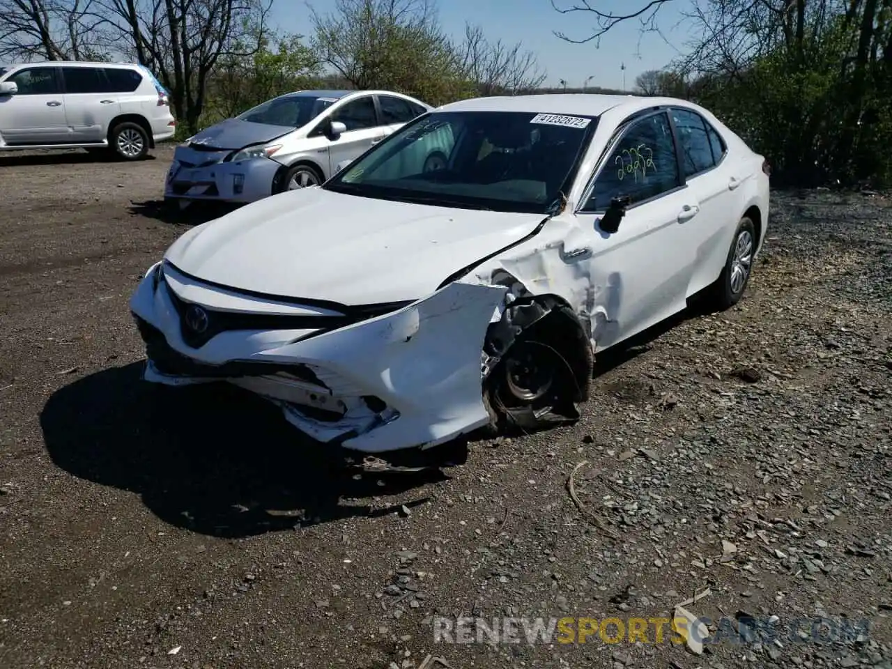 2 Photograph of a damaged car 4T1C31AK5LU535909 TOYOTA CAMRY 2020