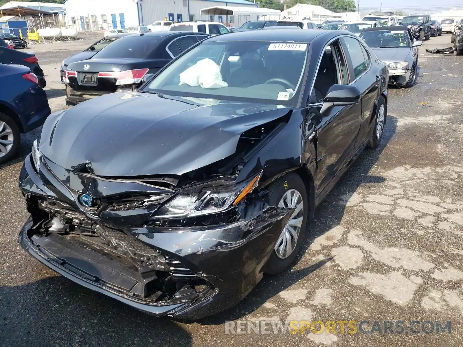 2 Photograph of a damaged car 4T1C31AK5LU536574 TOYOTA CAMRY 2020