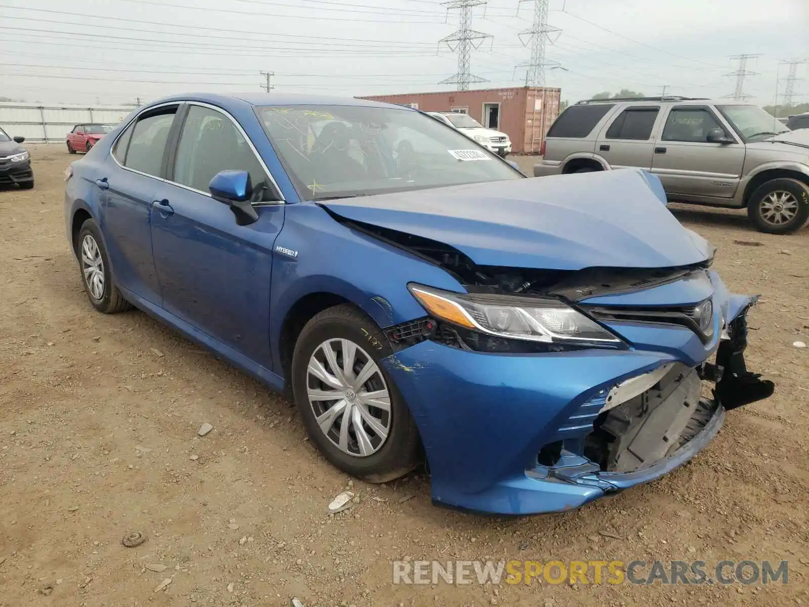 1 Photograph of a damaged car 4T1C31AK6LU013015 TOYOTA CAMRY 2020