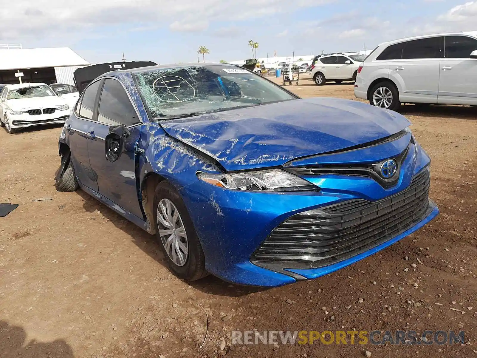 1 Photograph of a damaged car 4T1C31AK6LU017873 TOYOTA CAMRY 2020