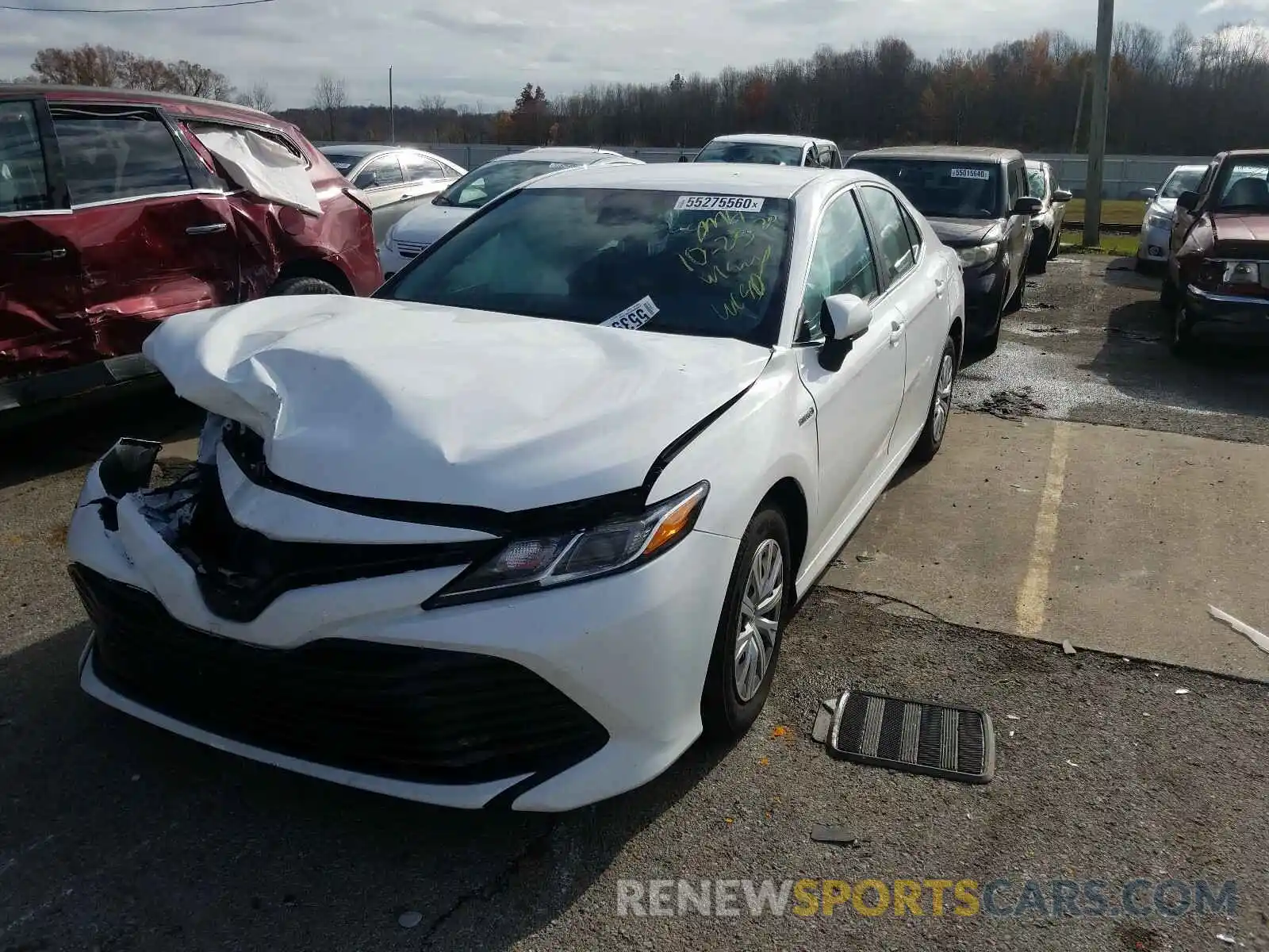 2 Photograph of a damaged car 4T1C31AK6LU527298 TOYOTA CAMRY 2020