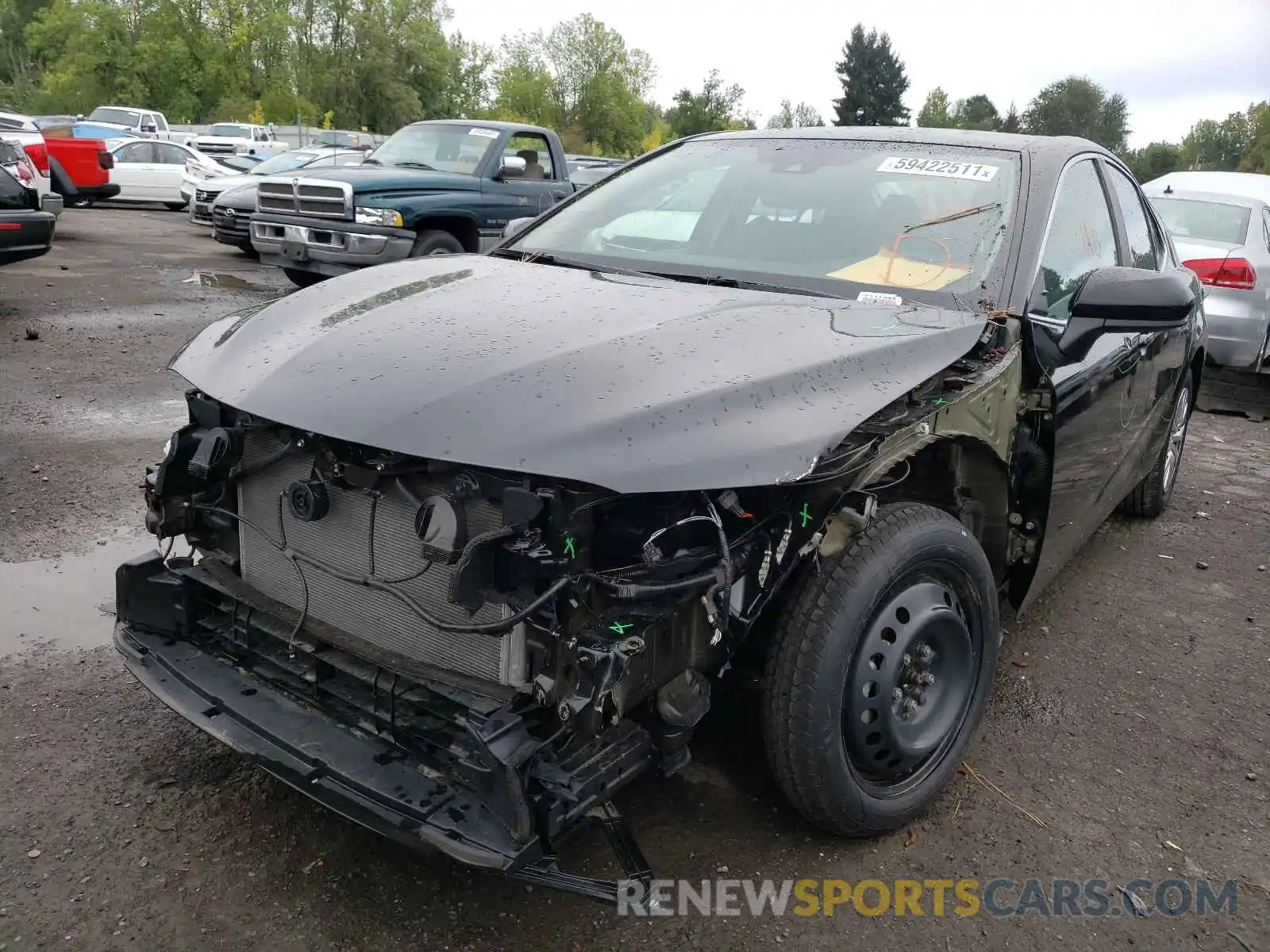 2 Photograph of a damaged car 4T1C31AK6LU529293 TOYOTA CAMRY 2020