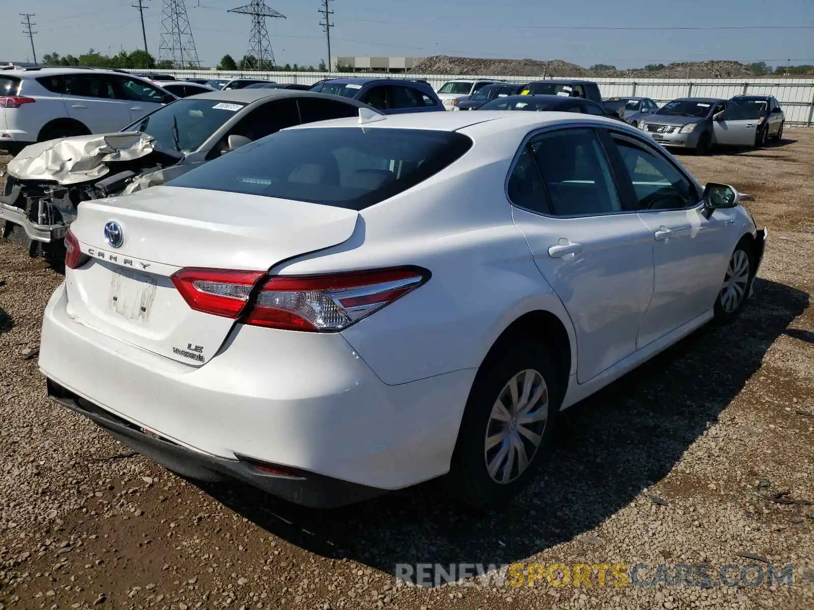 4 Photograph of a damaged car 4T1C31AK6LU536163 TOYOTA CAMRY 2020