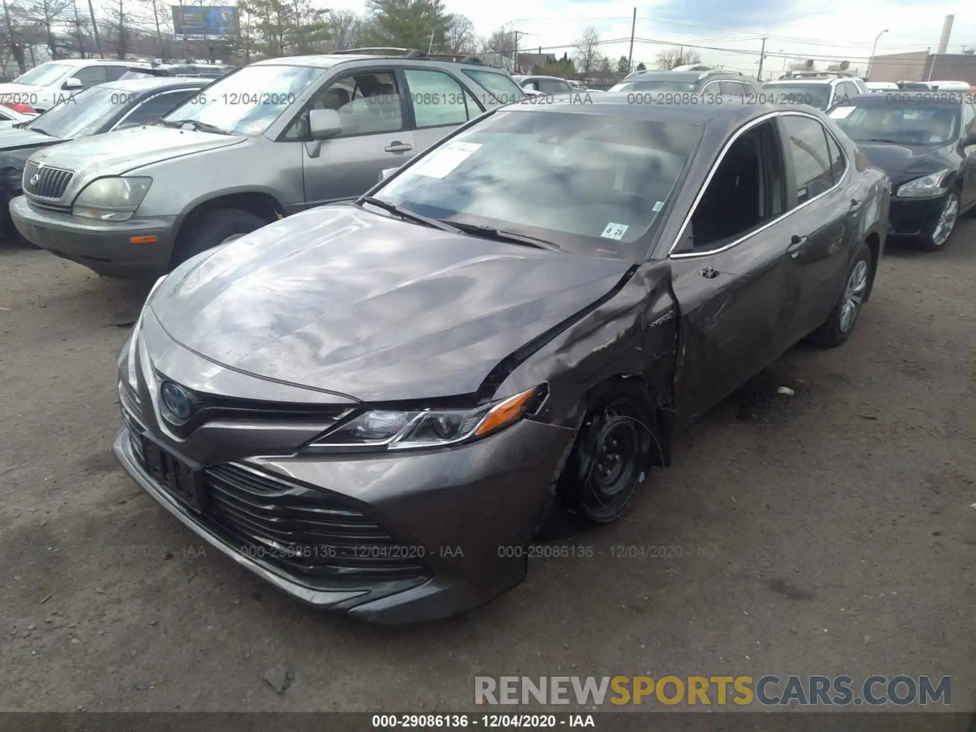 2 Photograph of a damaged car 4T1C31AK6LU537961 TOYOTA CAMRY 2020