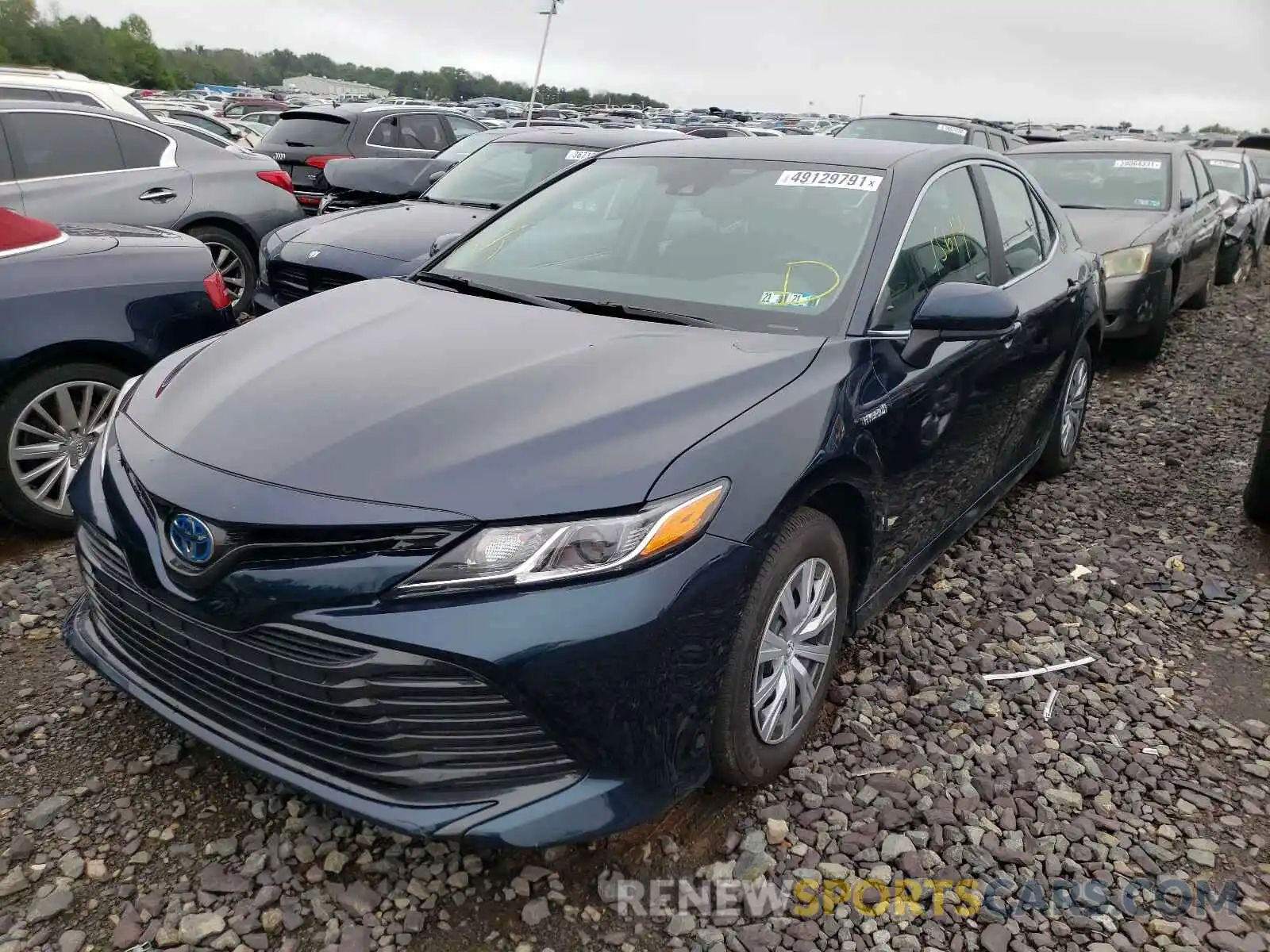 2 Photograph of a damaged car 4T1C31AK6LU543033 TOYOTA CAMRY 2020