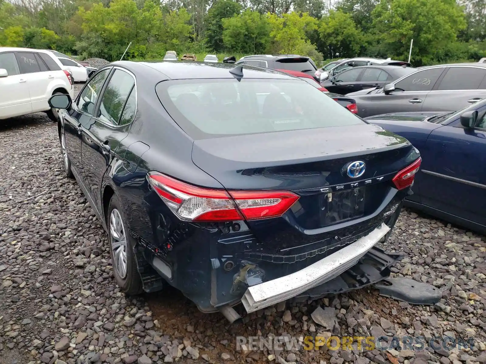 3 Photograph of a damaged car 4T1C31AK6LU543033 TOYOTA CAMRY 2020