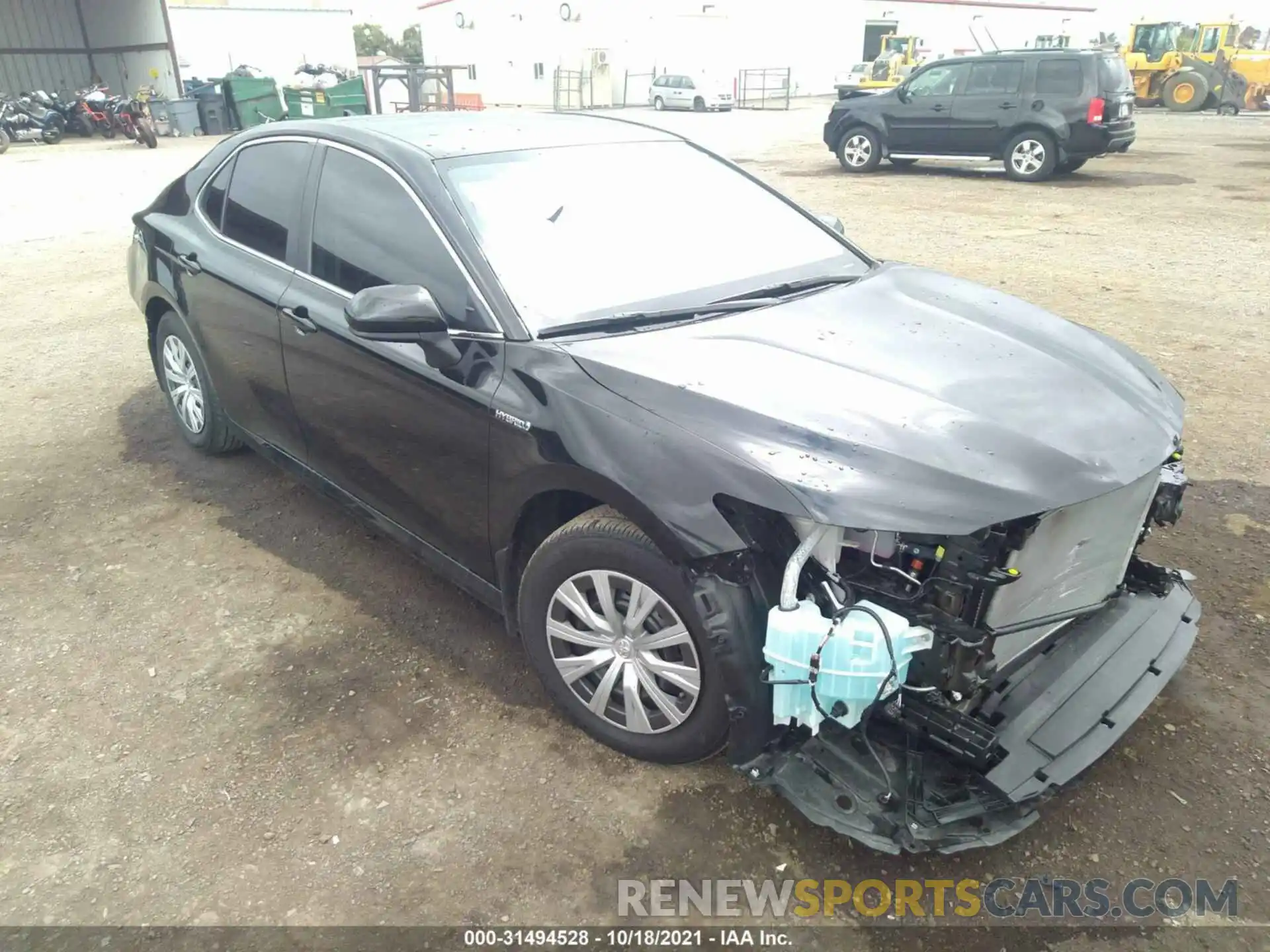 1 Photograph of a damaged car 4T1C31AK6LU544148 TOYOTA CAMRY 2020