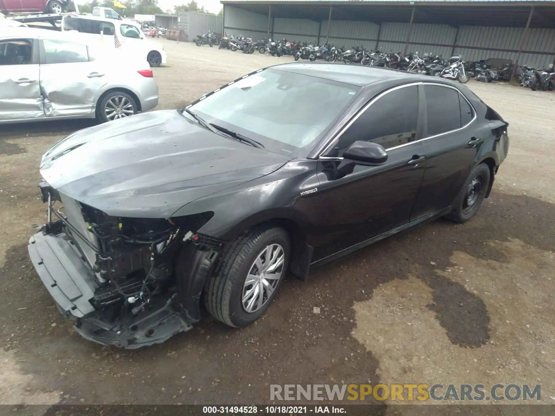 2 Photograph of a damaged car 4T1C31AK6LU544148 TOYOTA CAMRY 2020