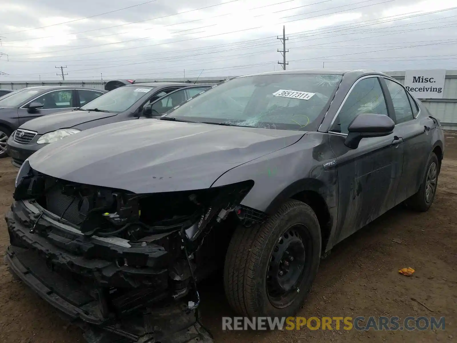 2 Photograph of a damaged car 4T1C31AK6LU545073 TOYOTA CAMRY 2020