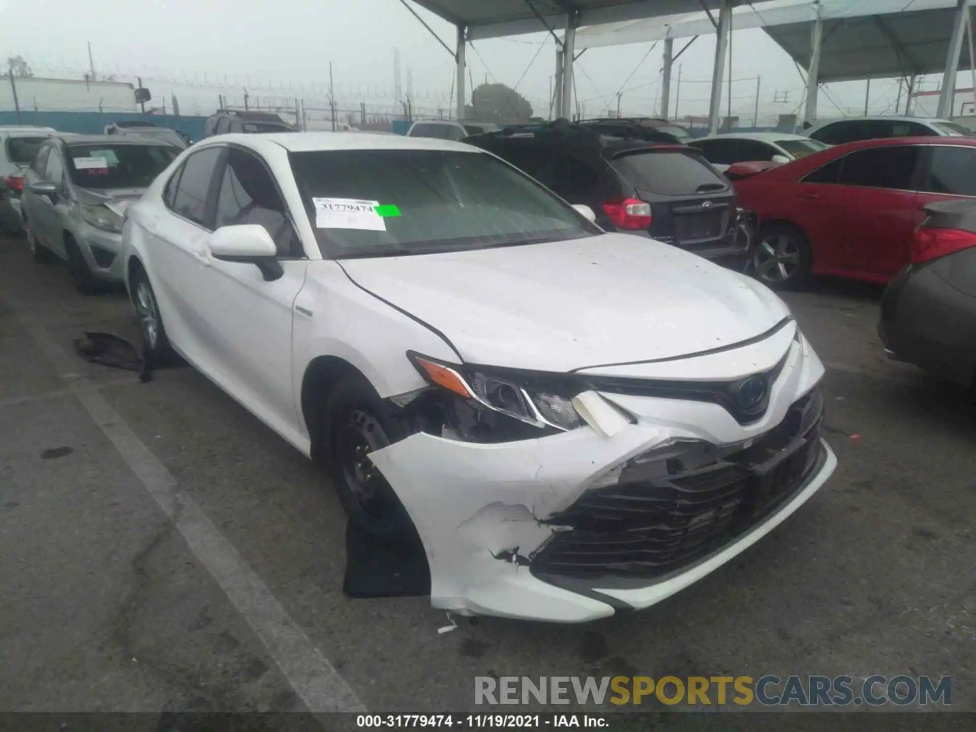 1 Photograph of a damaged car 4T1C31AK7LU013671 TOYOTA CAMRY 2020