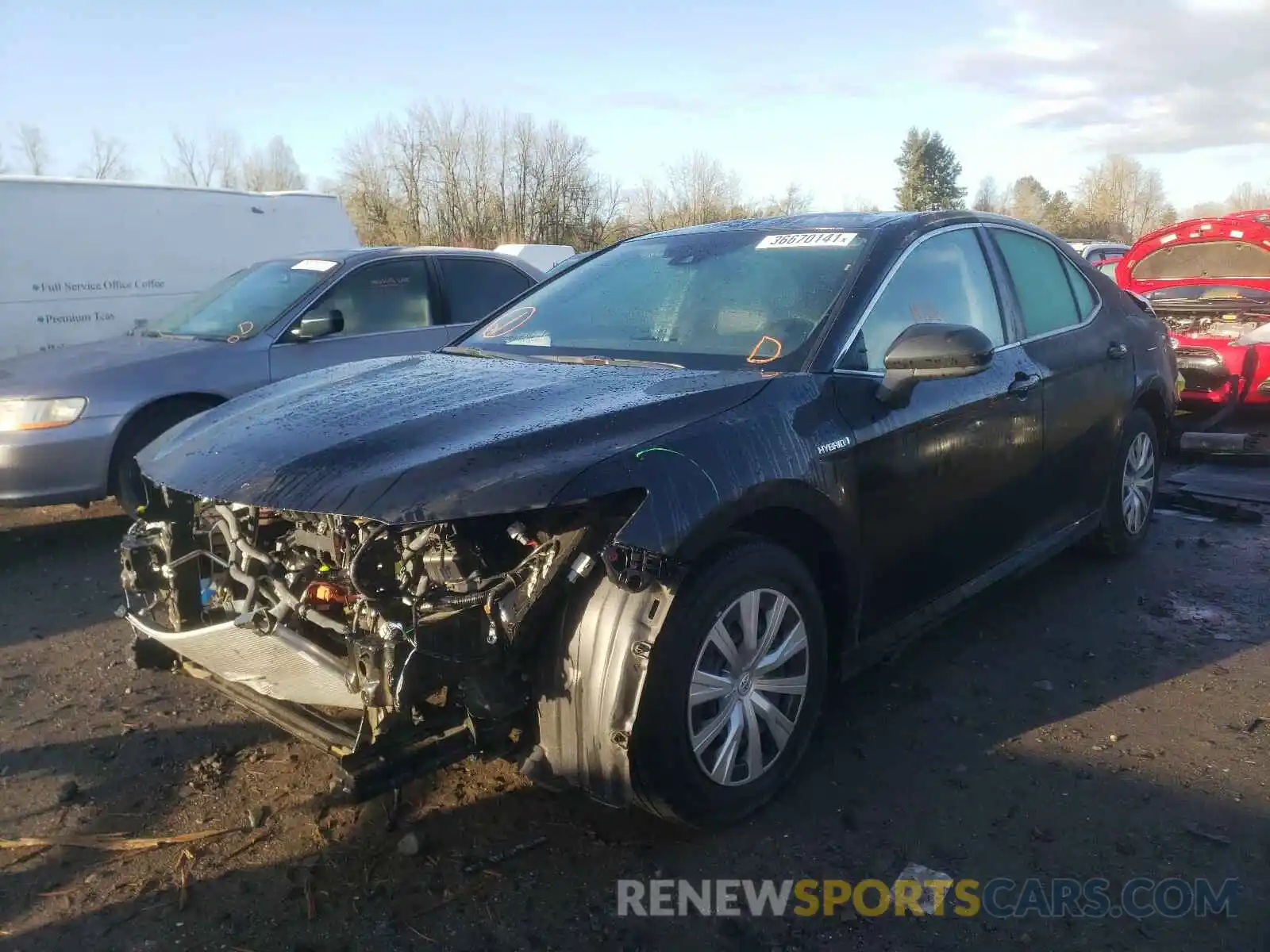 2 Photograph of a damaged car 4T1C31AK7LU518996 TOYOTA CAMRY 2020