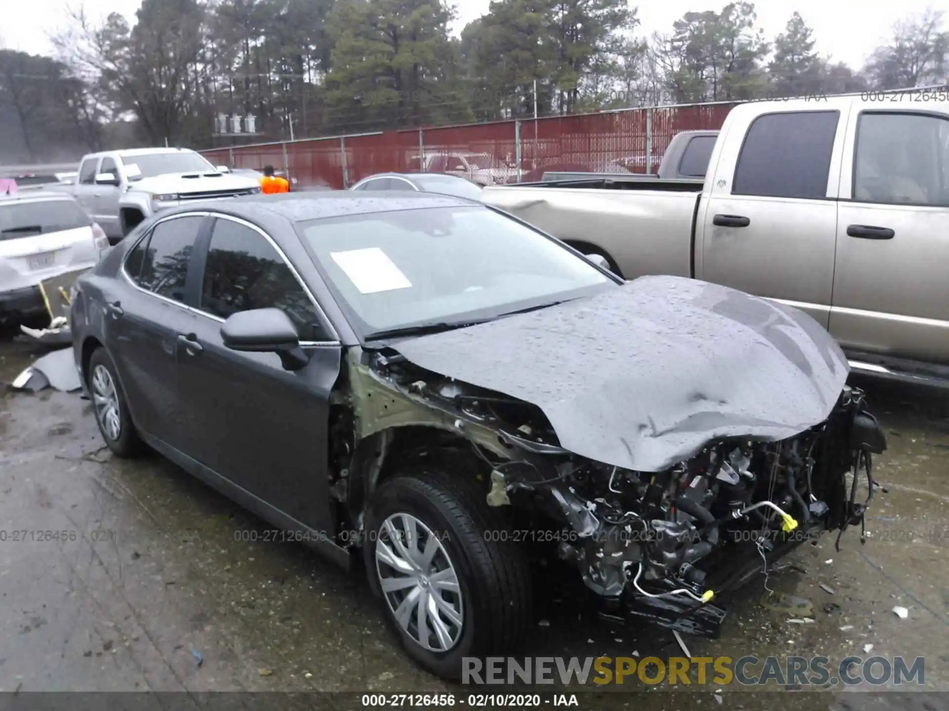 1 Photograph of a damaged car 4T1C31AK7LU519601 TOYOTA CAMRY 2020