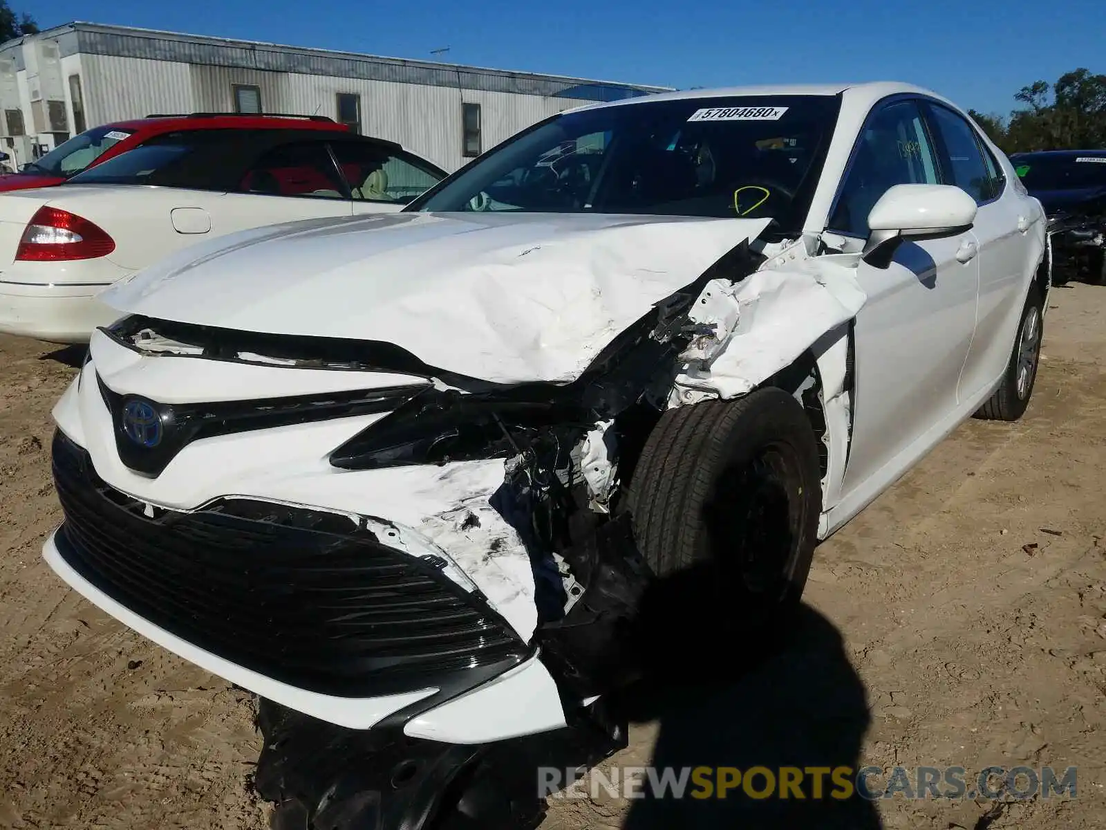 2 Photograph of a damaged car 4T1C31AK7LU520229 TOYOTA CAMRY 2020