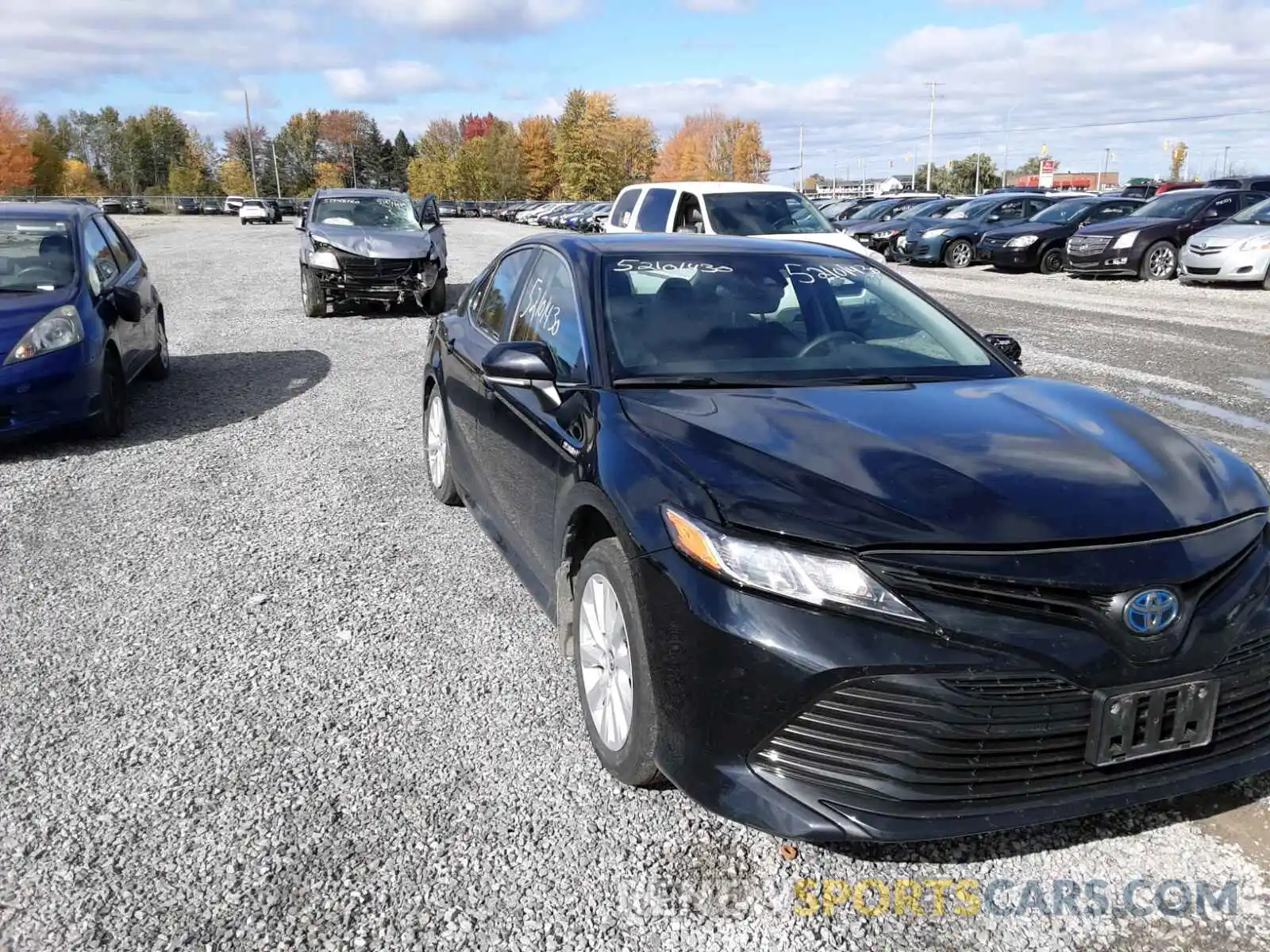 1 Photograph of a damaged car 4T1C31AK7LU521106 TOYOTA CAMRY 2020