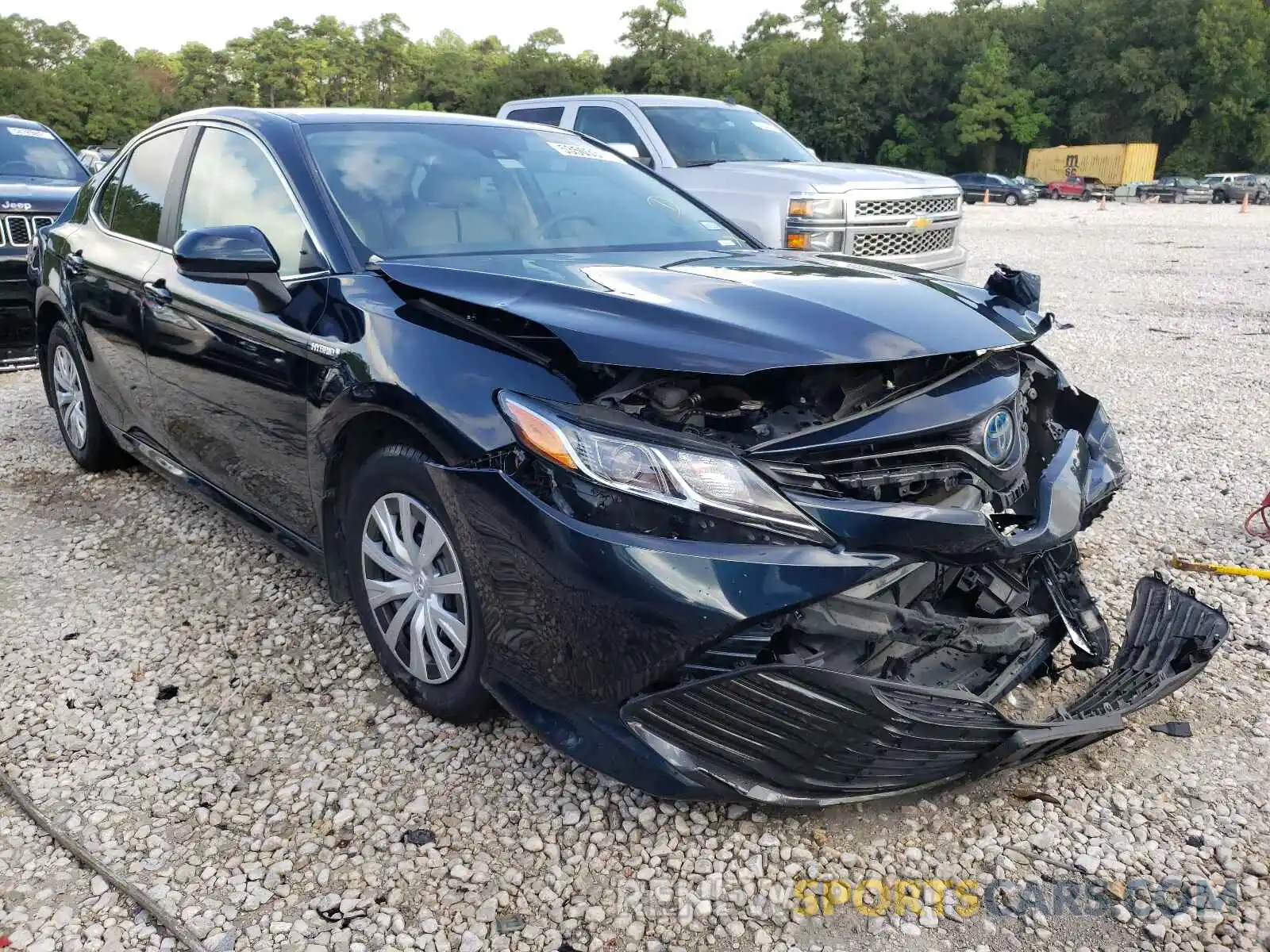 1 Photograph of a damaged car 4T1C31AK7LU521784 TOYOTA CAMRY 2020