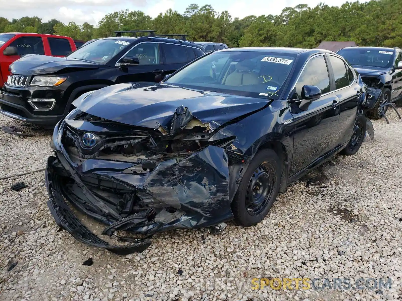 2 Photograph of a damaged car 4T1C31AK7LU521784 TOYOTA CAMRY 2020