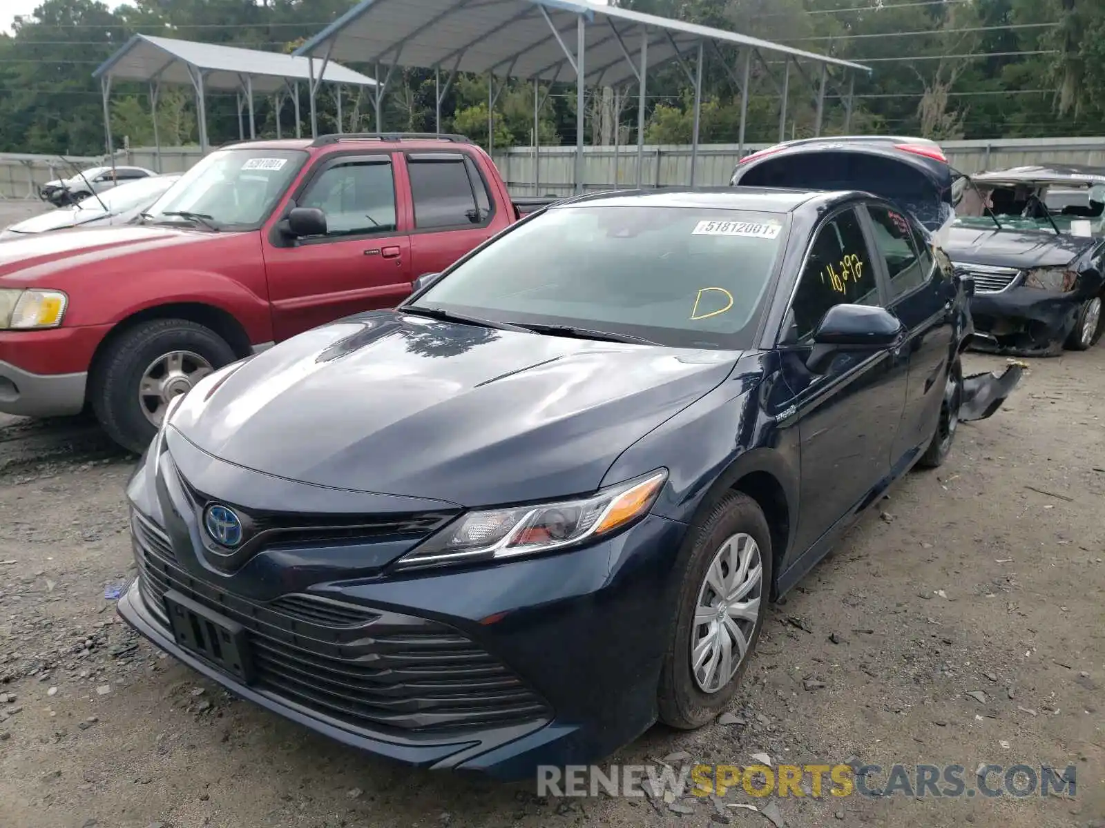 2 Photograph of a damaged car 4T1C31AK7LU523406 TOYOTA CAMRY 2020