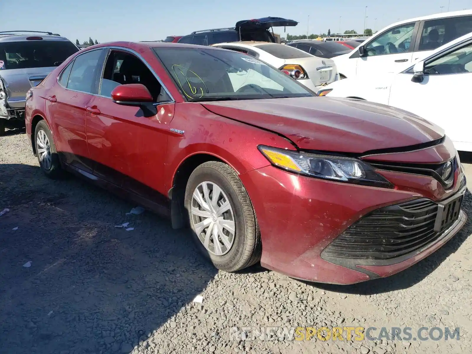 1 Photograph of a damaged car 4T1C31AK7LU527388 TOYOTA CAMRY 2020