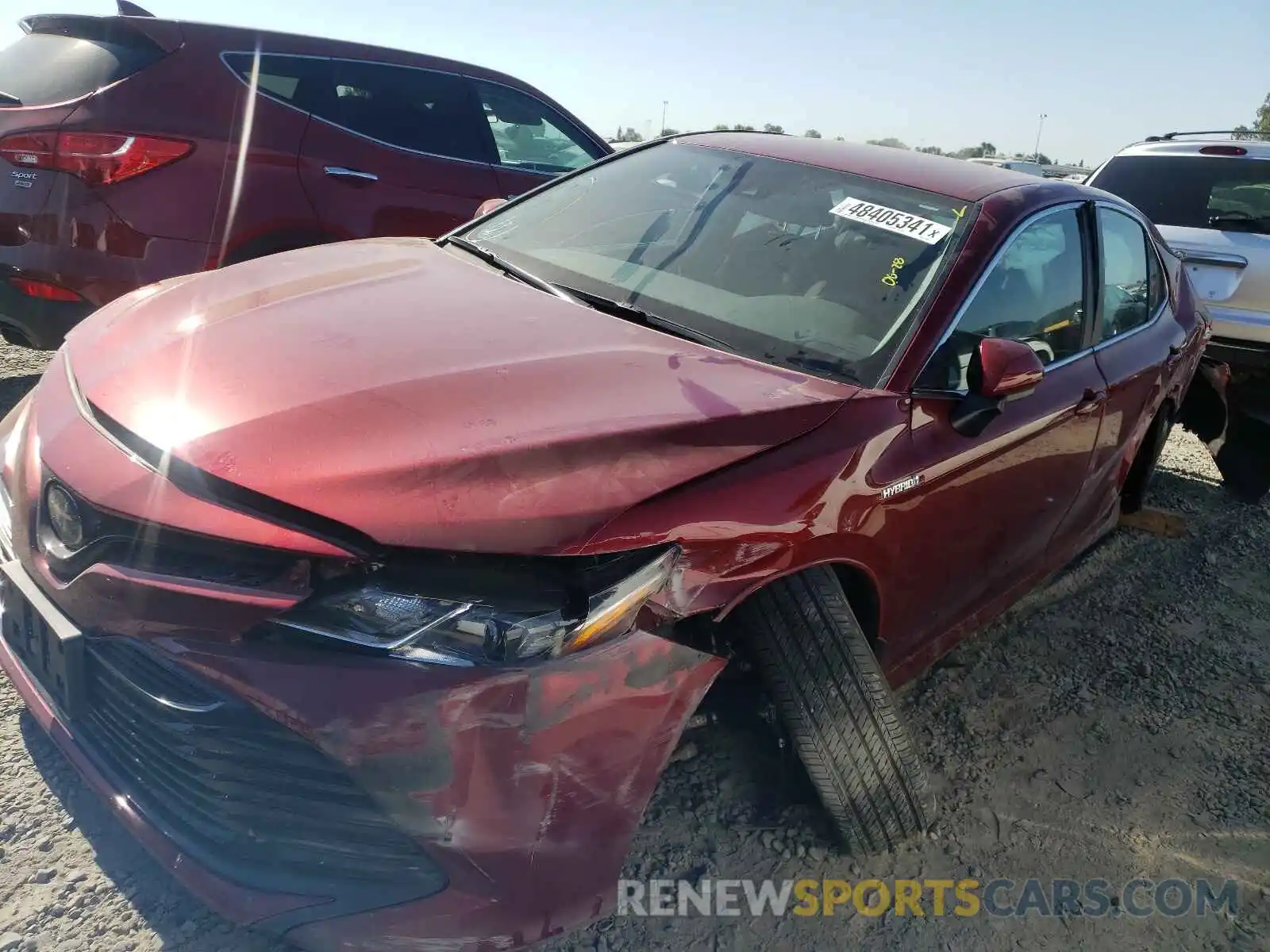 2 Photograph of a damaged car 4T1C31AK7LU527388 TOYOTA CAMRY 2020